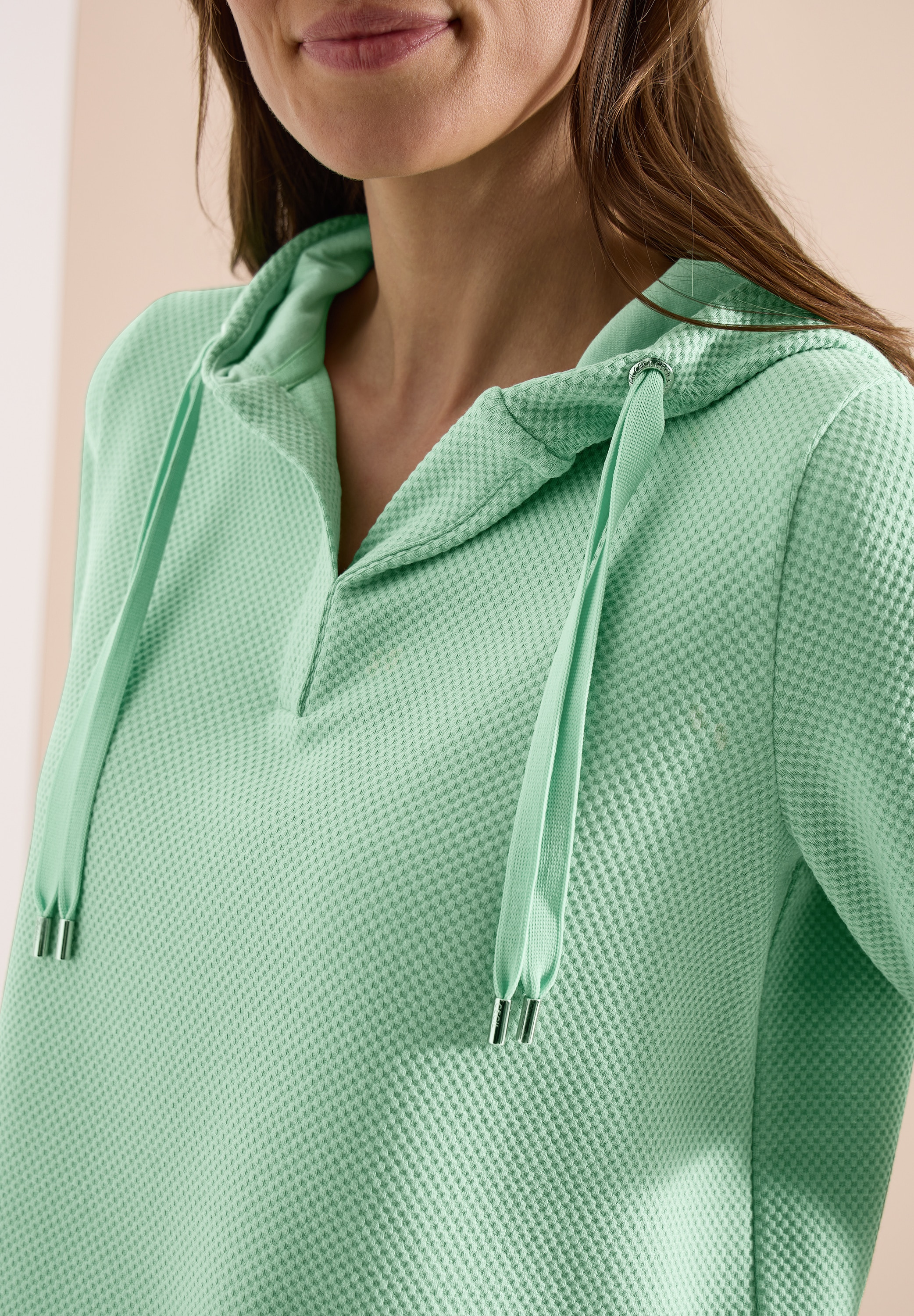 Cecil Kapuzensweatshirt , mit feiner Struktur, Casual Fit
