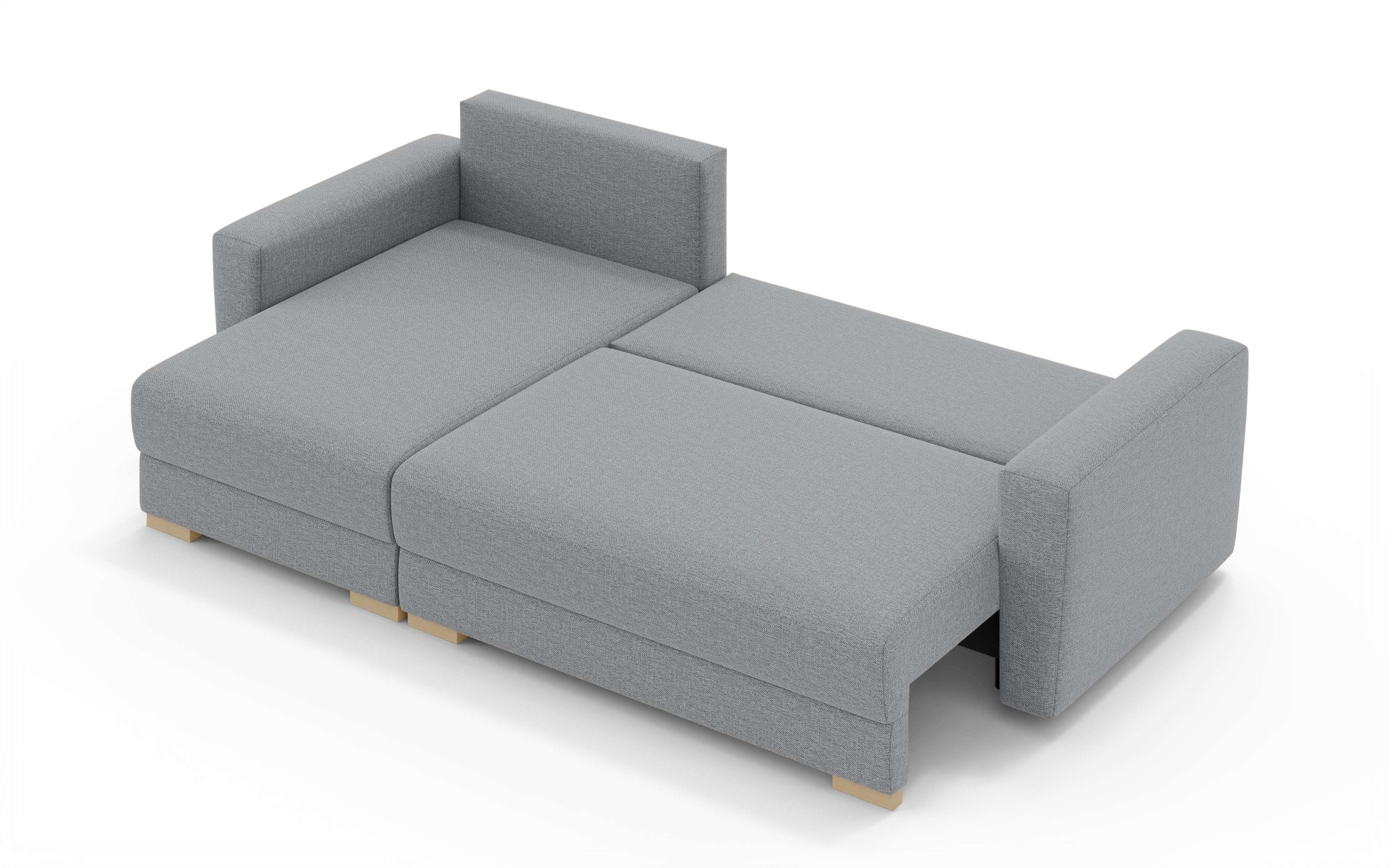INOSIGN Ecksofa »MAGHERA universell Schlafsofa mit Bettkasten, Maße B/T/H: 255/142/84cm«, L-Form mit Recamiere rechts oder links montierbar, hoher Sitzkomfort