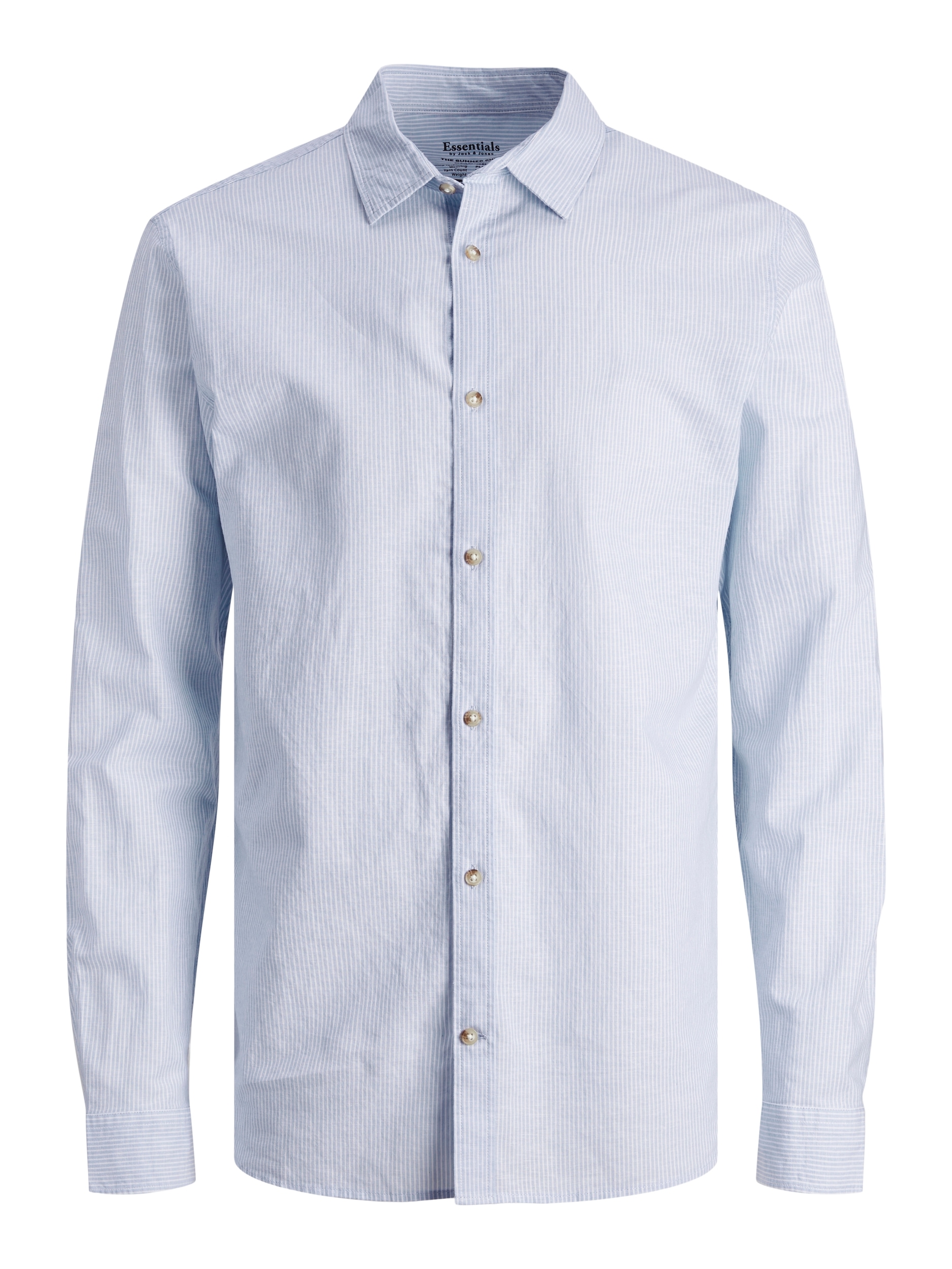 Jack & Jones Langarmhemd »JJESUMMER LINEN BLEND SHIRT LS SN«