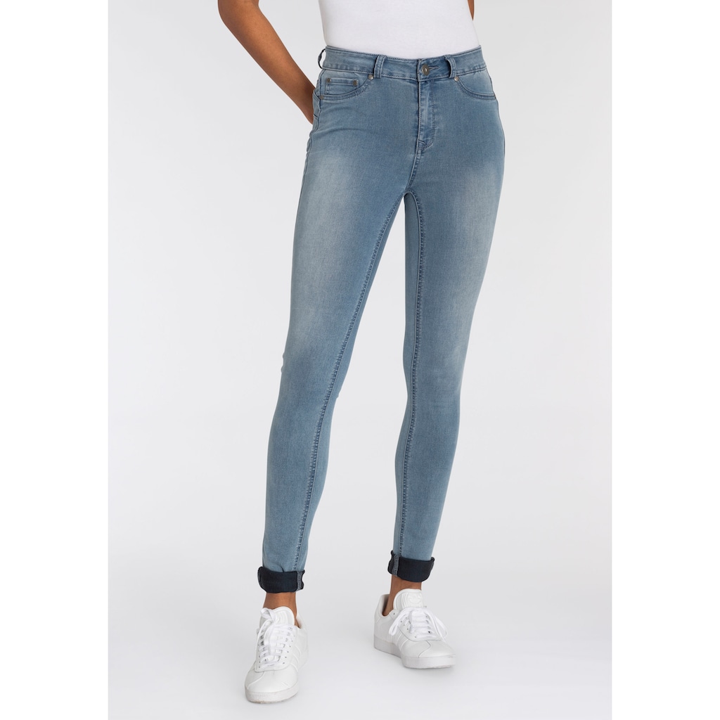 Arizona Skinny-fit-Jeans »Ultra Stretch«, High Waist mit Shapingnähten