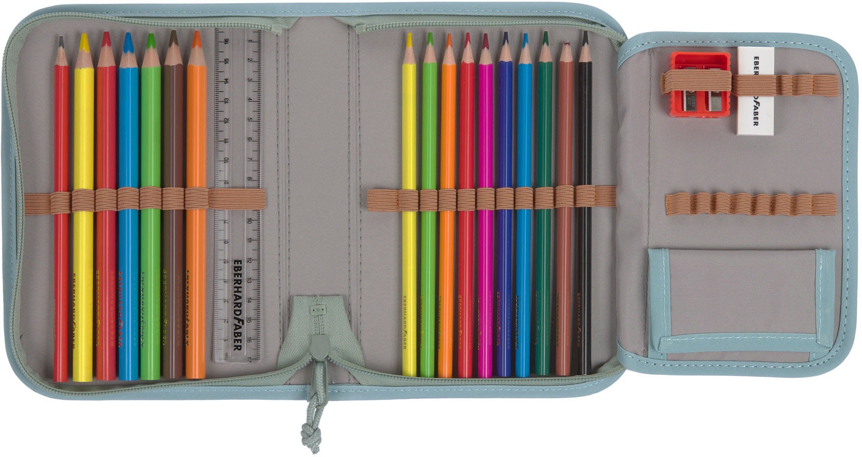 LÄSSIG Schulranzen »Unique, Flexy, Blue/neon-yellow«, Reflektoren, inkl. Patches; PETA-approved vegan; aus recyceltem Material
