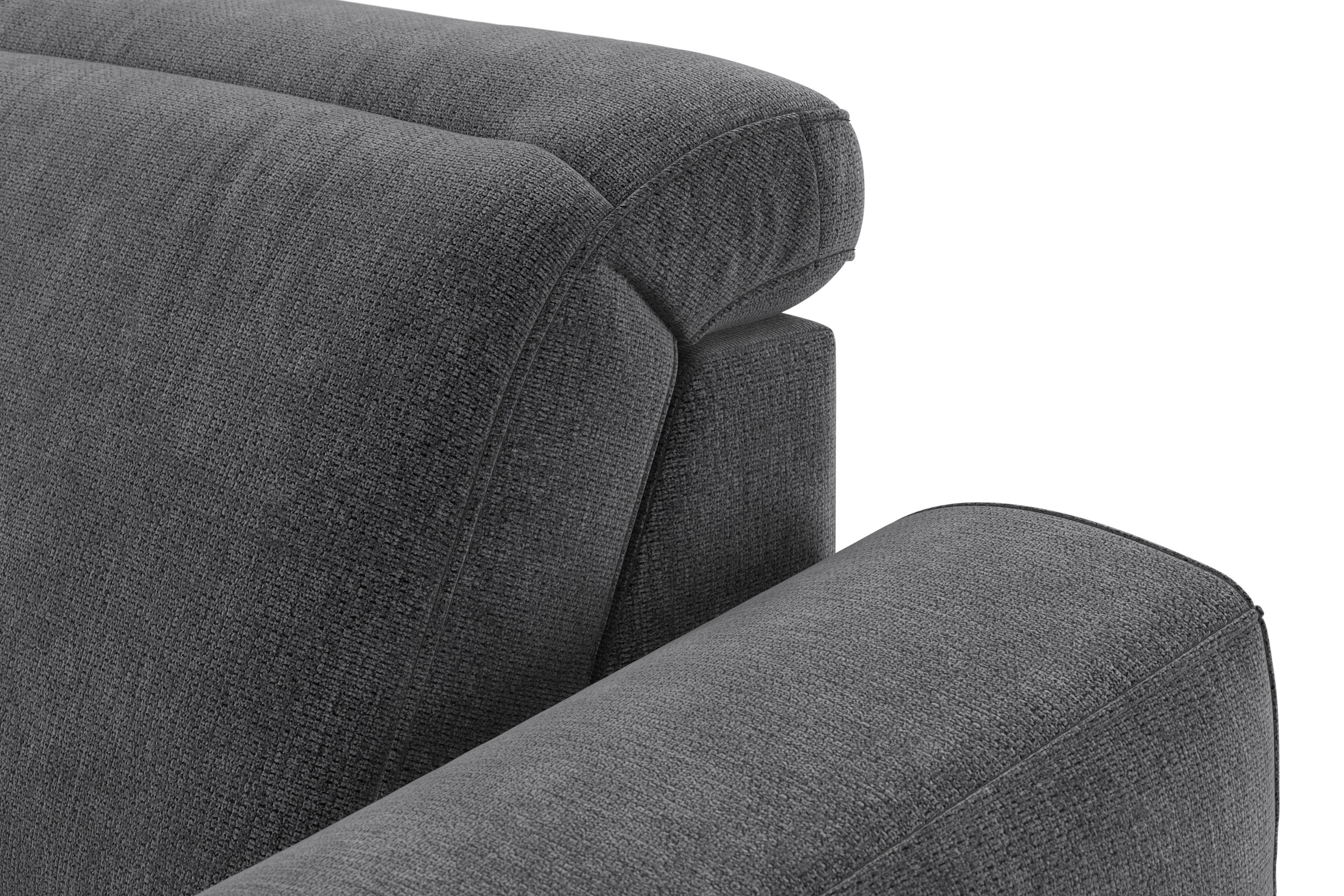Home affaire Ecksofa »Dundee L-Form«, wahlweise mit Kopfteilverstellung und zusätzlich mit Bettfunktion