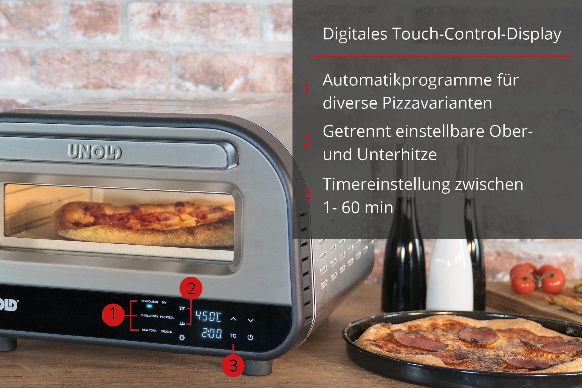 Unold Pizzaofen »LUIGI 68816«