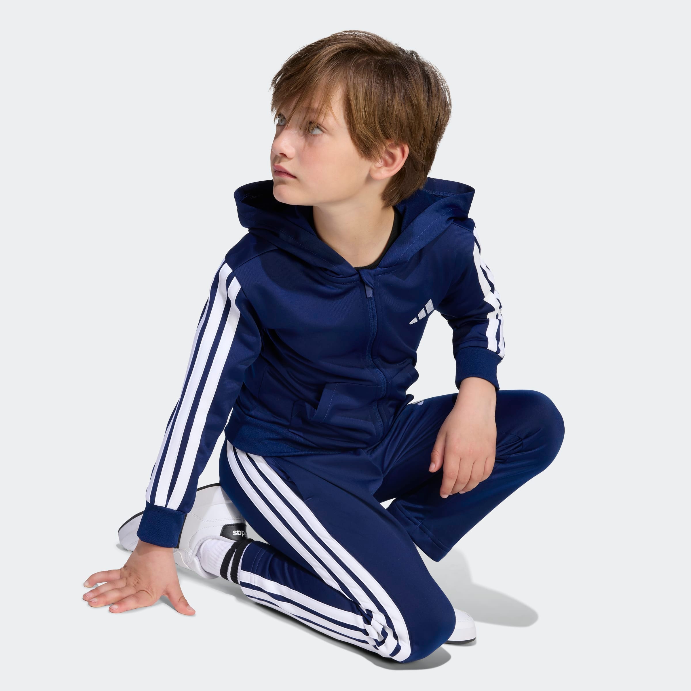 adidas Sportswear Trainingsanzug »ESSENTIALS KIDS« 2 Stk. mit 3-Streifen, aus weichem Trikotstoff, mit CLIMACOOL Technologie