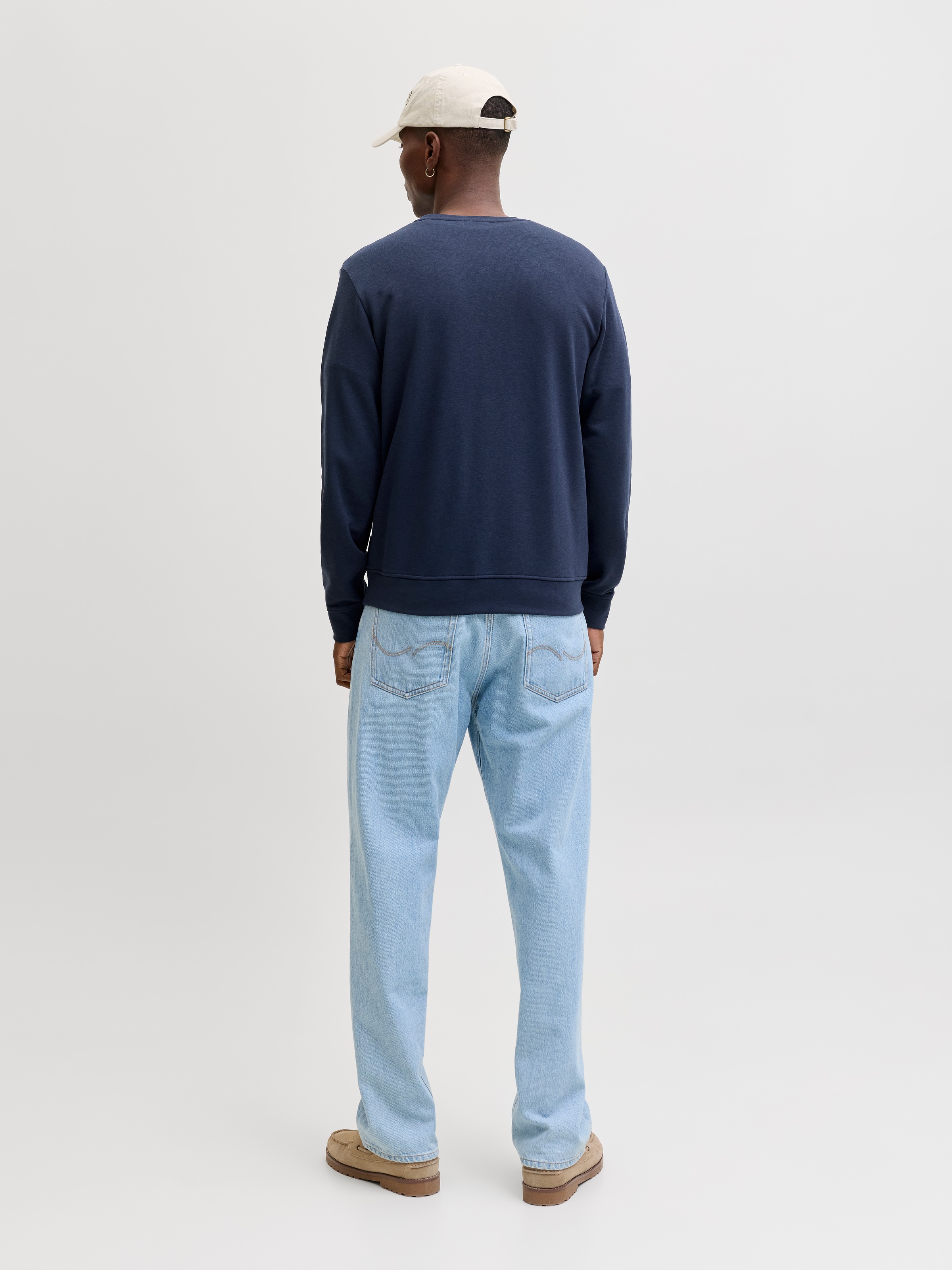 Jack & Jones Sweatshirt »JJDEVIN DAYTONA PRINT SWEAT CREW NECK«
