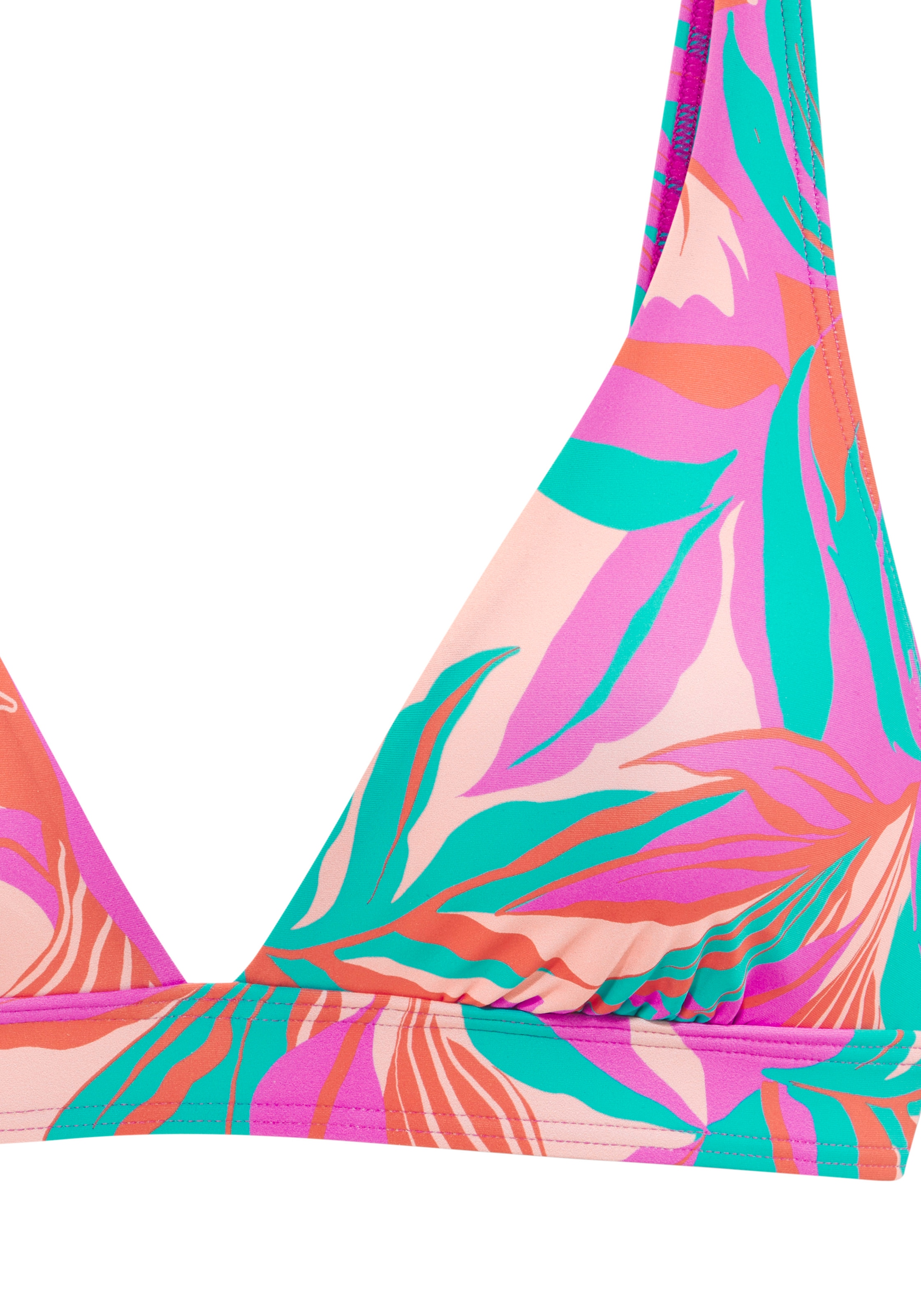 Sunseeker Triangel-Bikini-Top »Minka« mit tropischem Blätterprint
