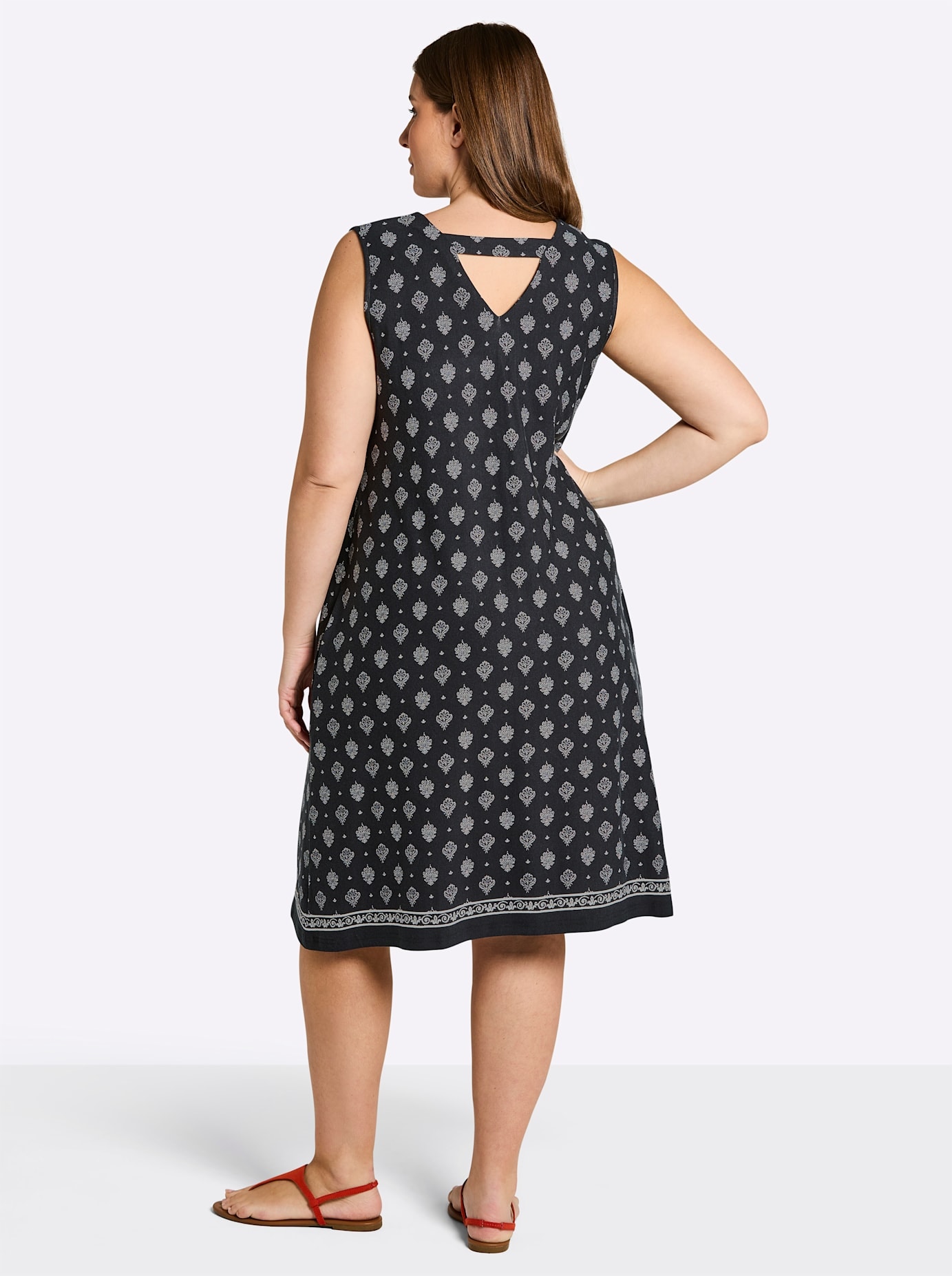 Sheego Jerseykleid »Jersey-Kleid« Eingrifftaschen