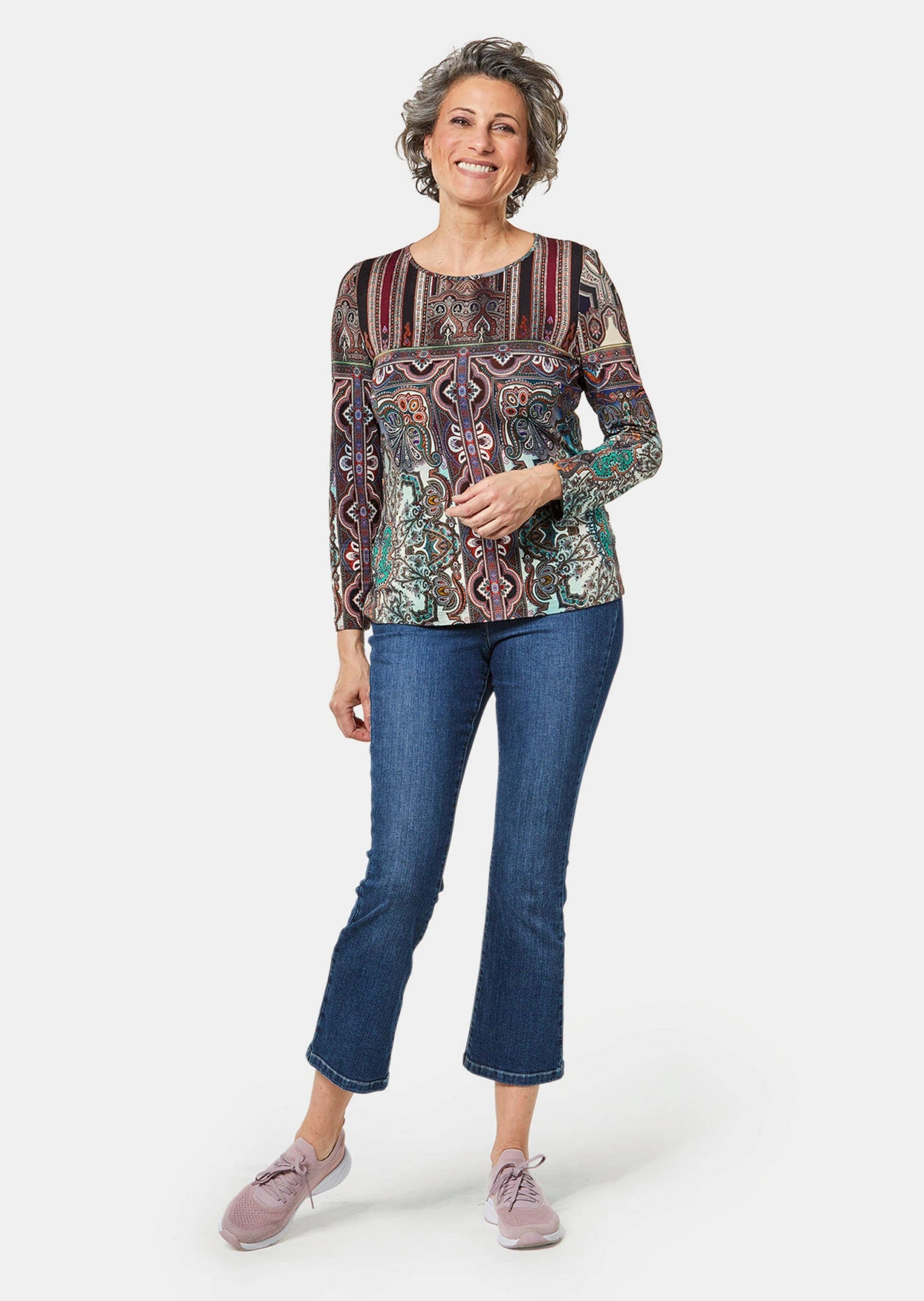 GOLDNER Print-Shirt »Attraktives Druckshirt in einzigartigem Look« Ohne