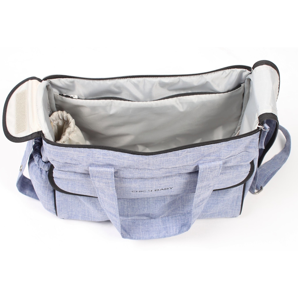 CHIC4BABY Wickeltasche »Komfort, hellblau«