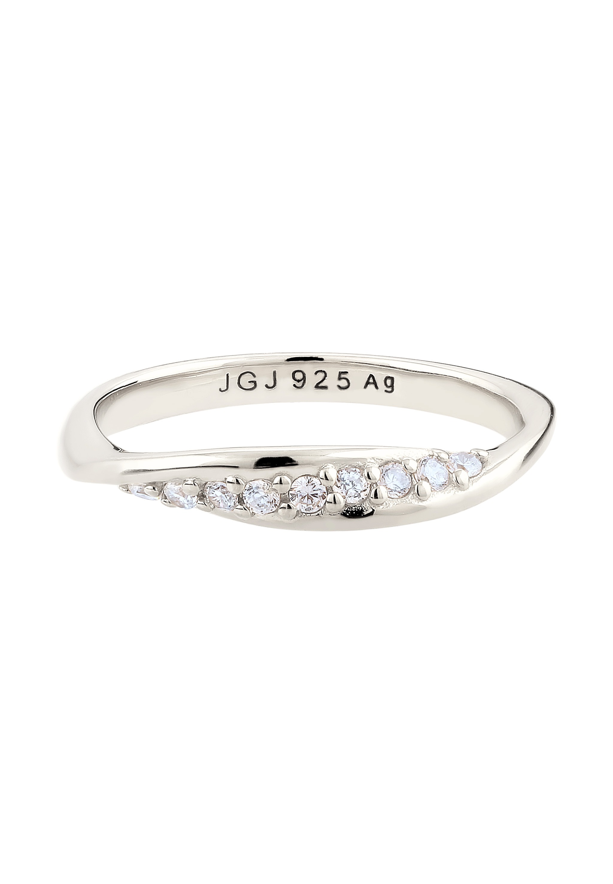 Elli DIAMONDS Silberring »Ring Laborgezüchtete Diamanten Weiß (0.18 ct) 925 Sterling Silver«