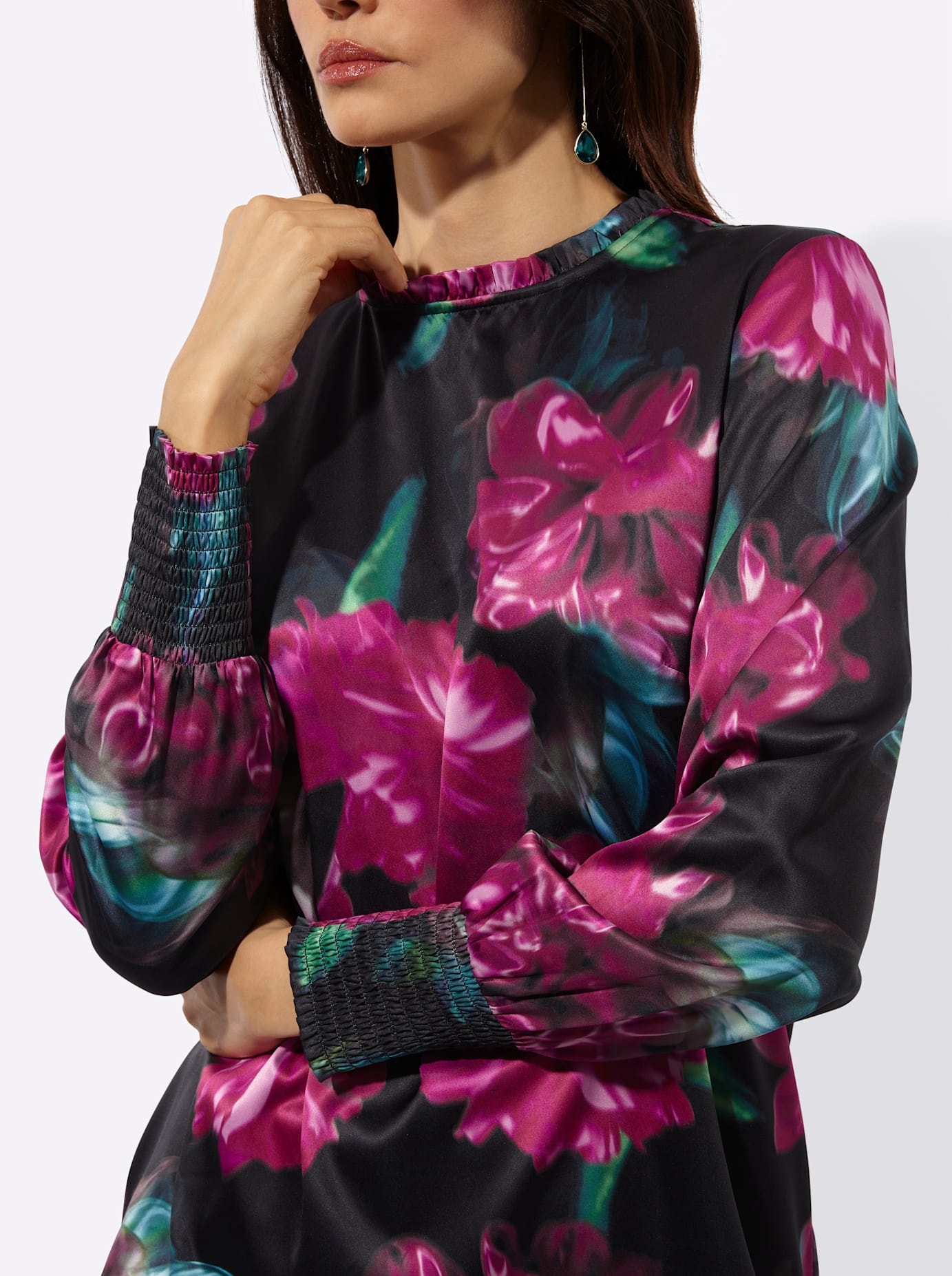 creation L Satinbluse