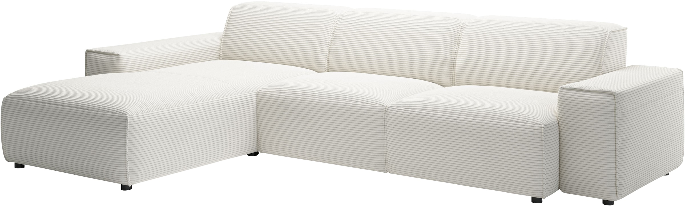 andas Ecksofa »Glimminge auch in Breitcord, Feincord, Bouclé + Easy care-Bezug« L-Form, Breite 294, Zierkissen