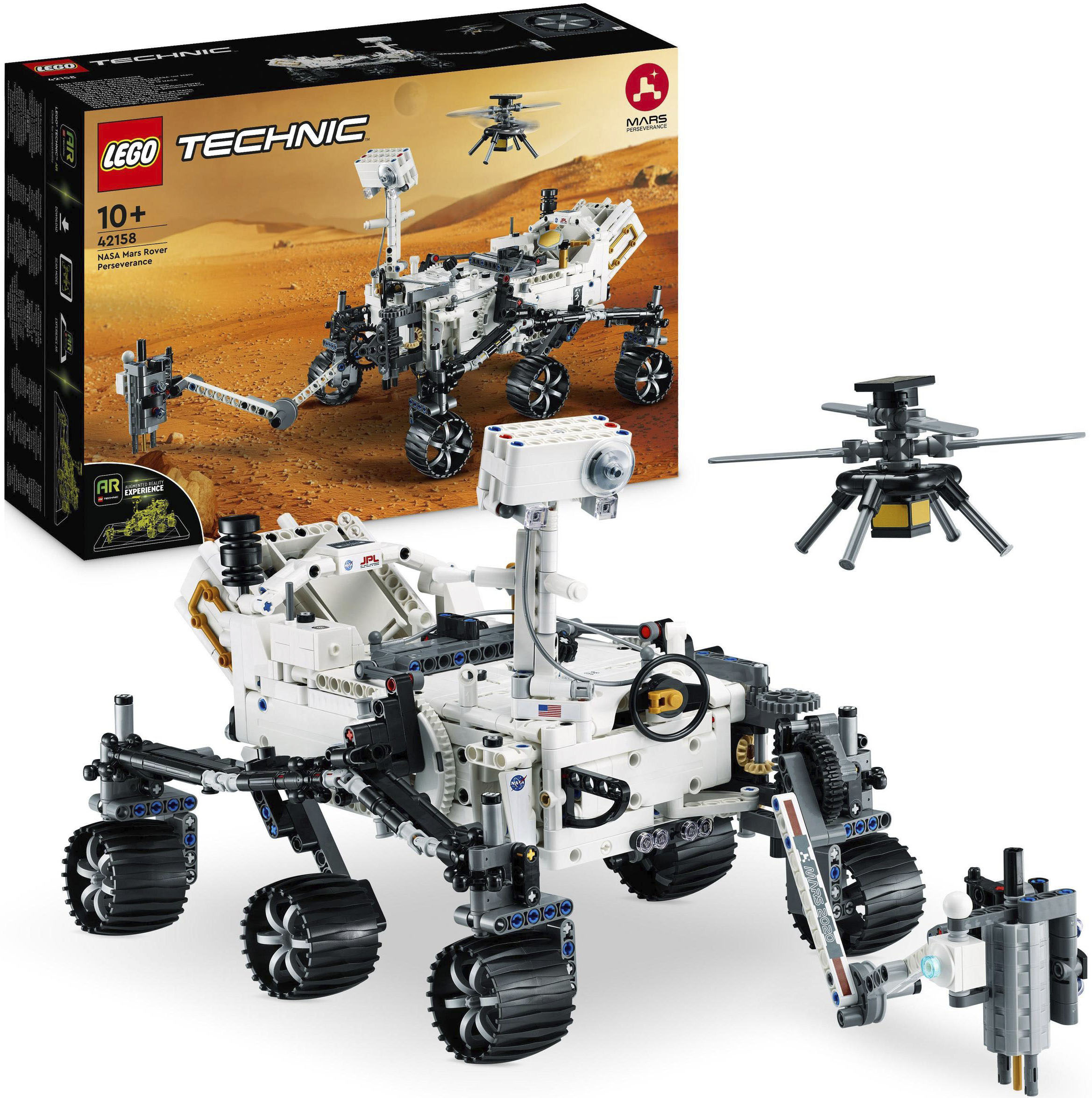 LEGO Konstruktionsspielsteine "NASA Mars Rover Perseverance (42158), LEGO Technic" Made in Europe