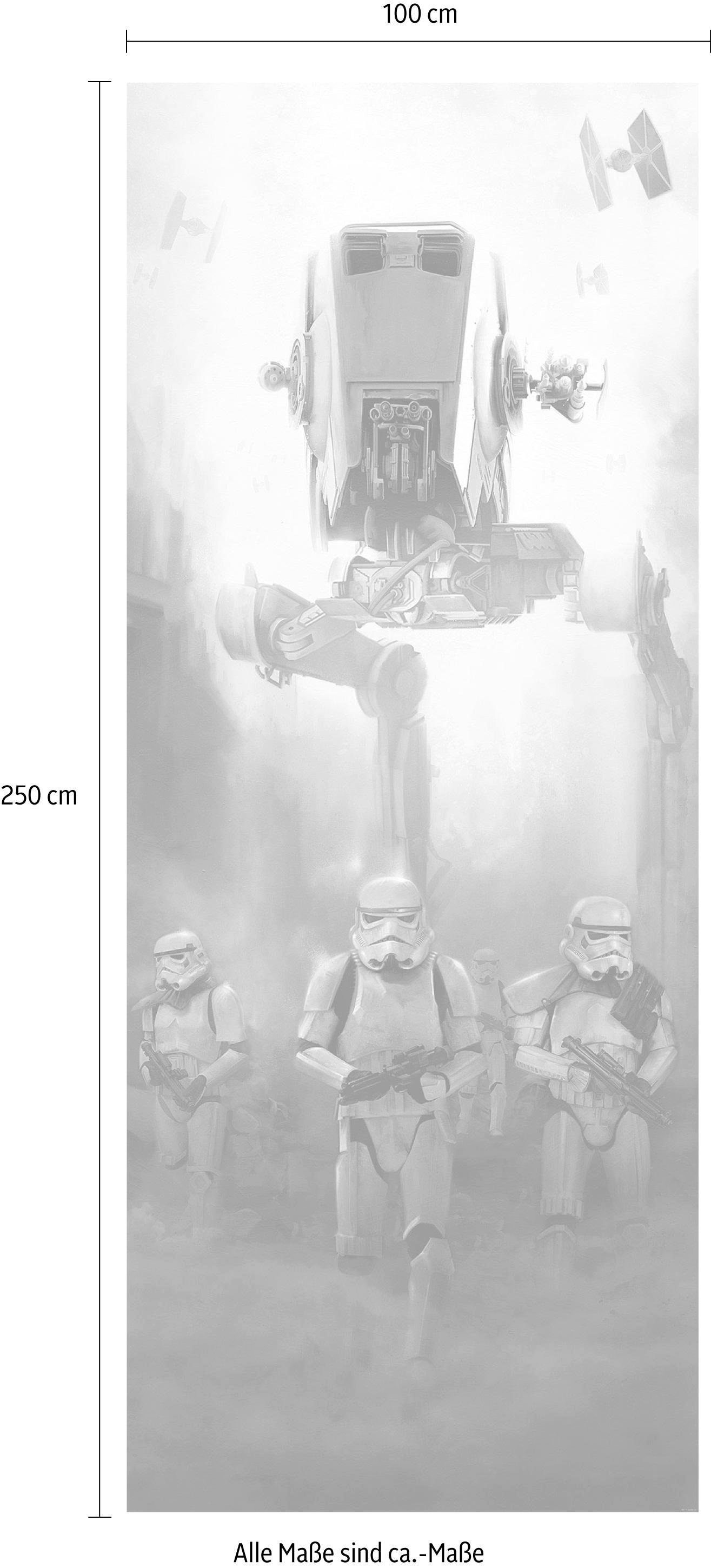 Komar Vliestapete »Digitaldruck Vlies - Star Wars Imperial Forces - Größe 100 x 250 cm«, bedruckt, Kinderzimmer