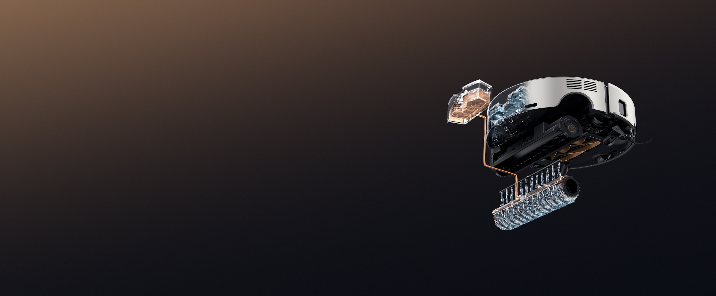 Mova Saugroboter »Z60 Ultra Roller Complete, App- & Sprachsteuerung,« Vollautomatische Basisstation, Anti-Verhedderungsbürste,