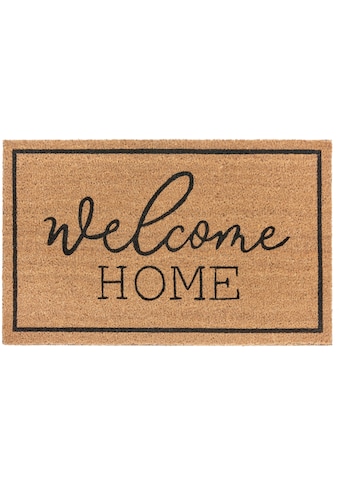 Fußmatte »Mix Mats Kokos Welcome Home«, rechteckig