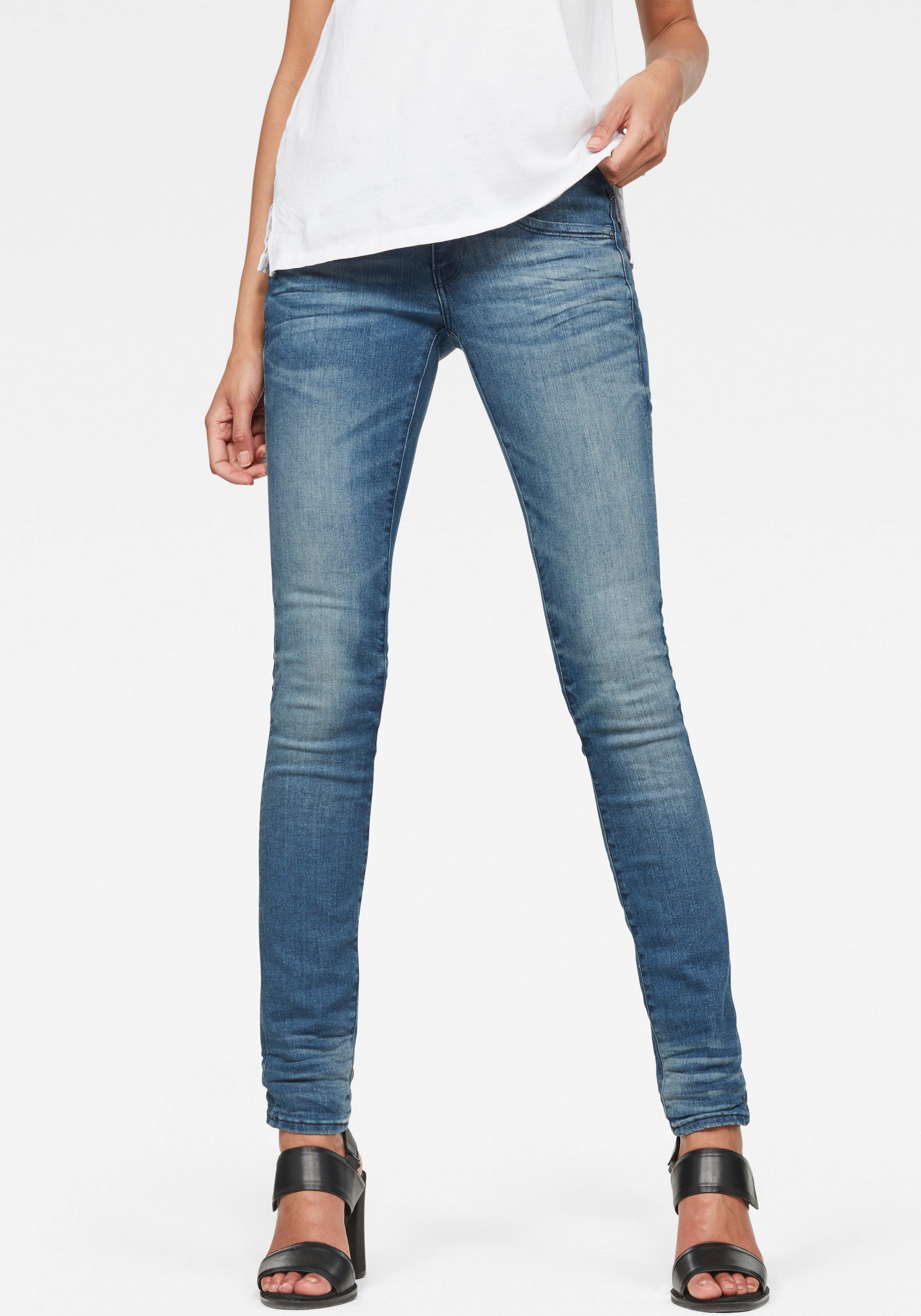 Skinny-fit-Jeans »Lynn Mid Waist Skinny«, moderne Version des klassischen...