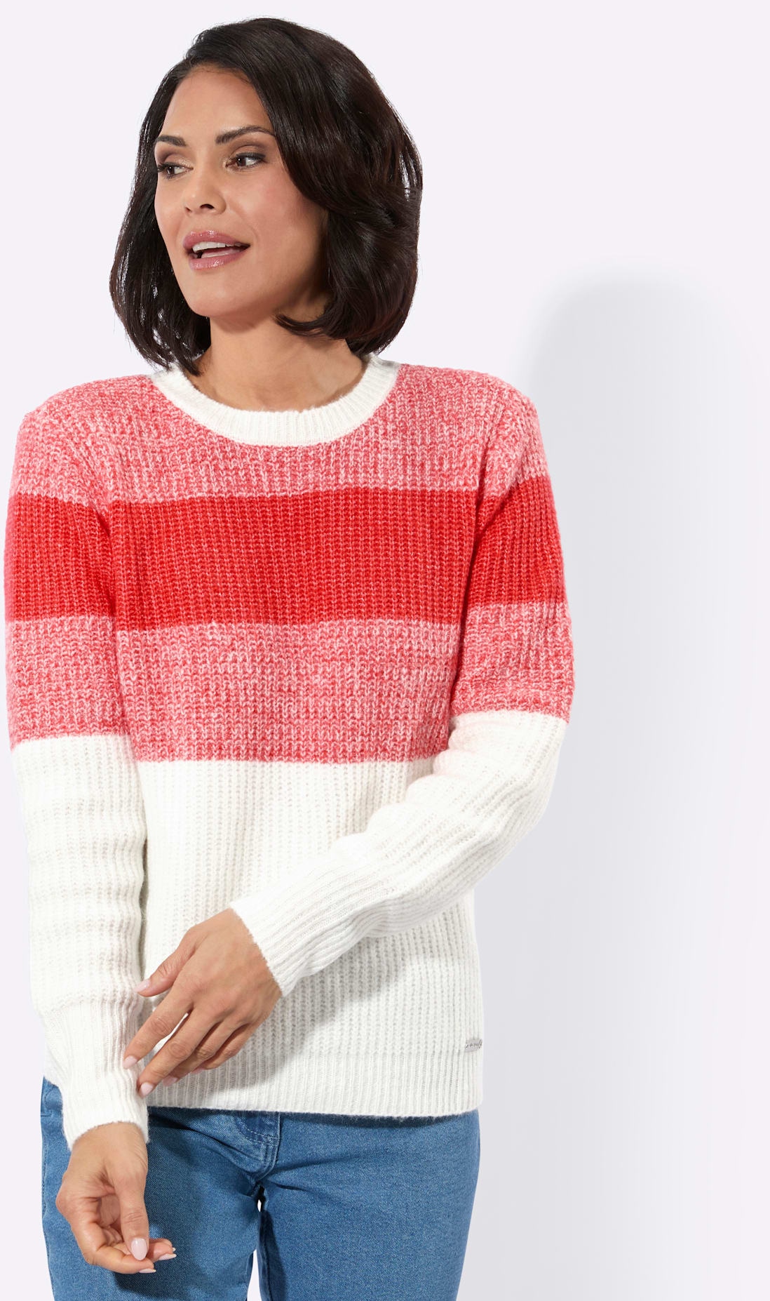 Casual Looks Rundhalspullover »Rundhals-Pullover«