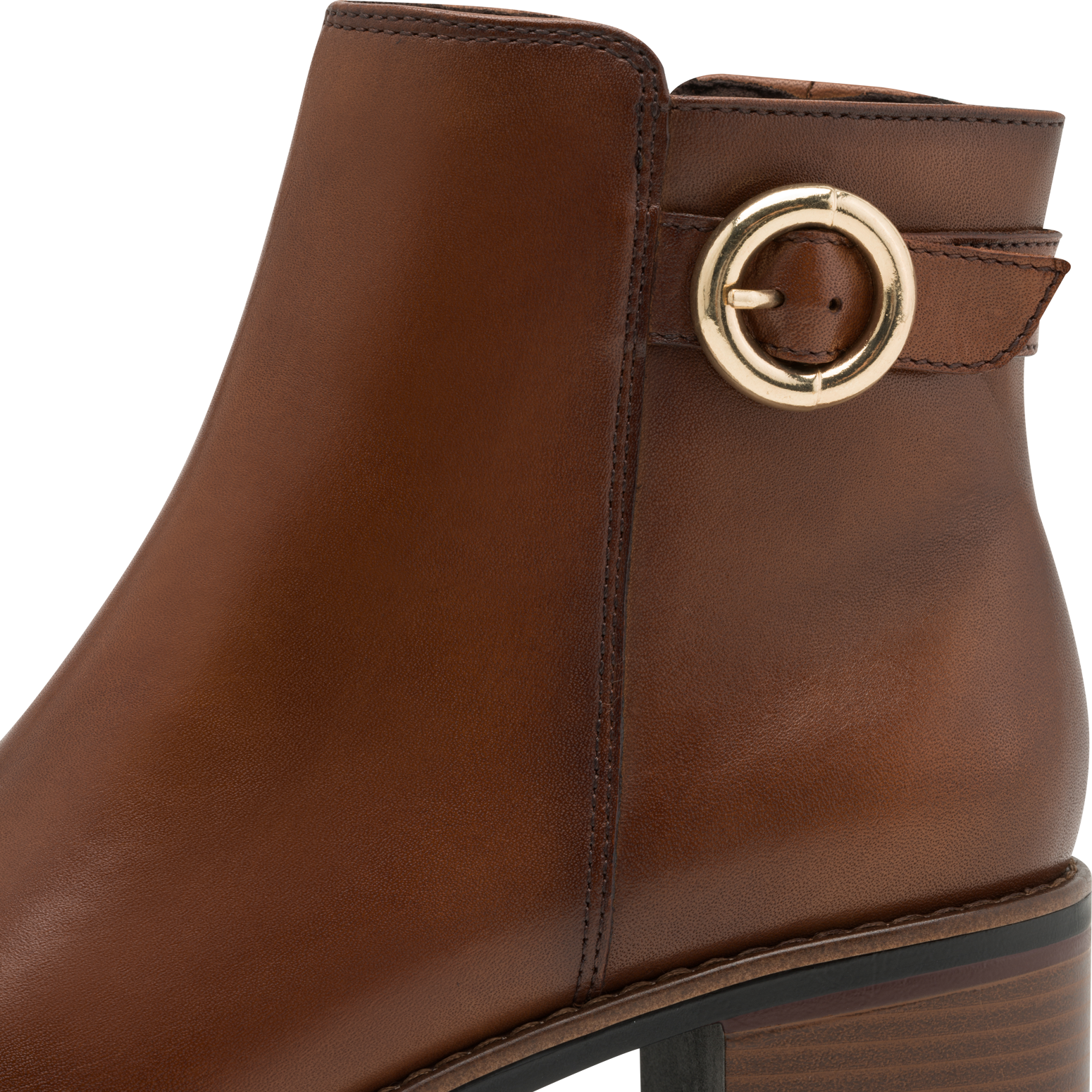 MARCO TOZZI Stiefelette  , Blockabsatz, Businessschuh mit paktischem Innenreißverschluss