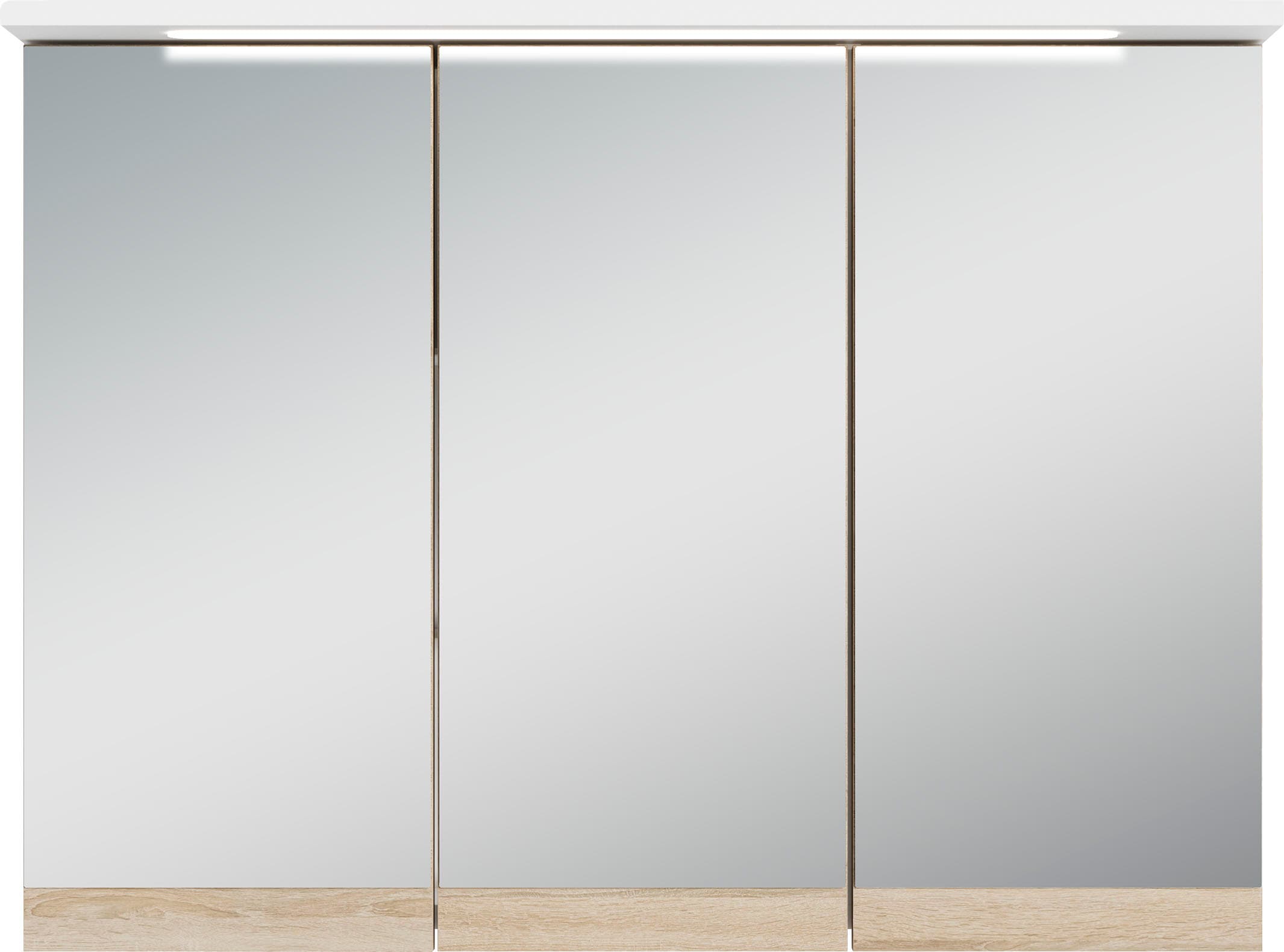 byLIVING Spiegelschrank »Marino«, Breite 80 cm, mit soft close Türen, inklusive LED Beleuchtung