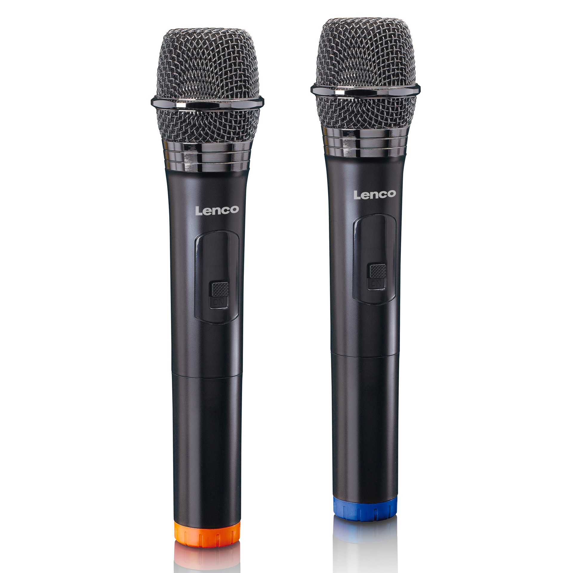 Lenco Mikrofon »MCW-020BK - Set mit 2 kabellosen Mikrofonen«