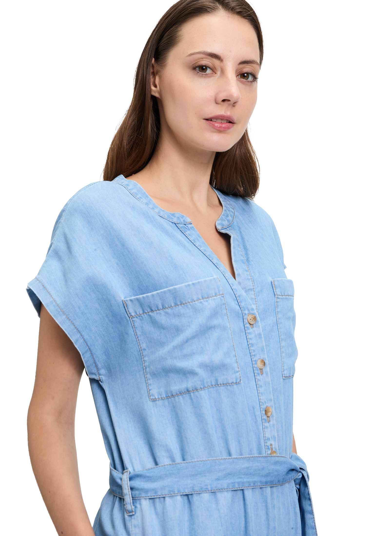 Betty&Co Jumpsuit »Jumpsuit mit aufgesetzten Taschen«