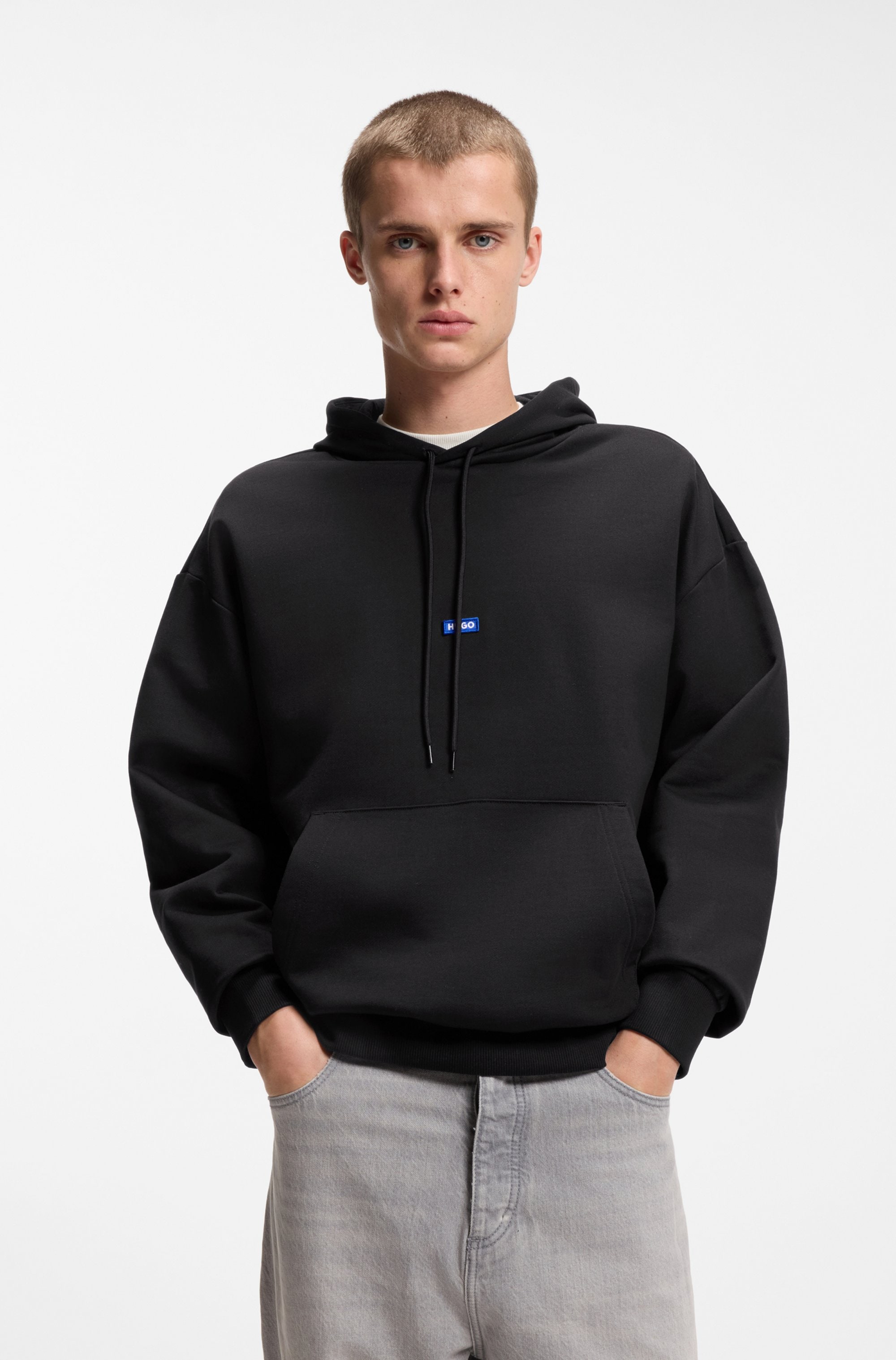 HUGO Blue Kapuzensweatshirt »Nalonso«, Regular Fit, Kängurutasche, Kapuze mit Kordelzug
