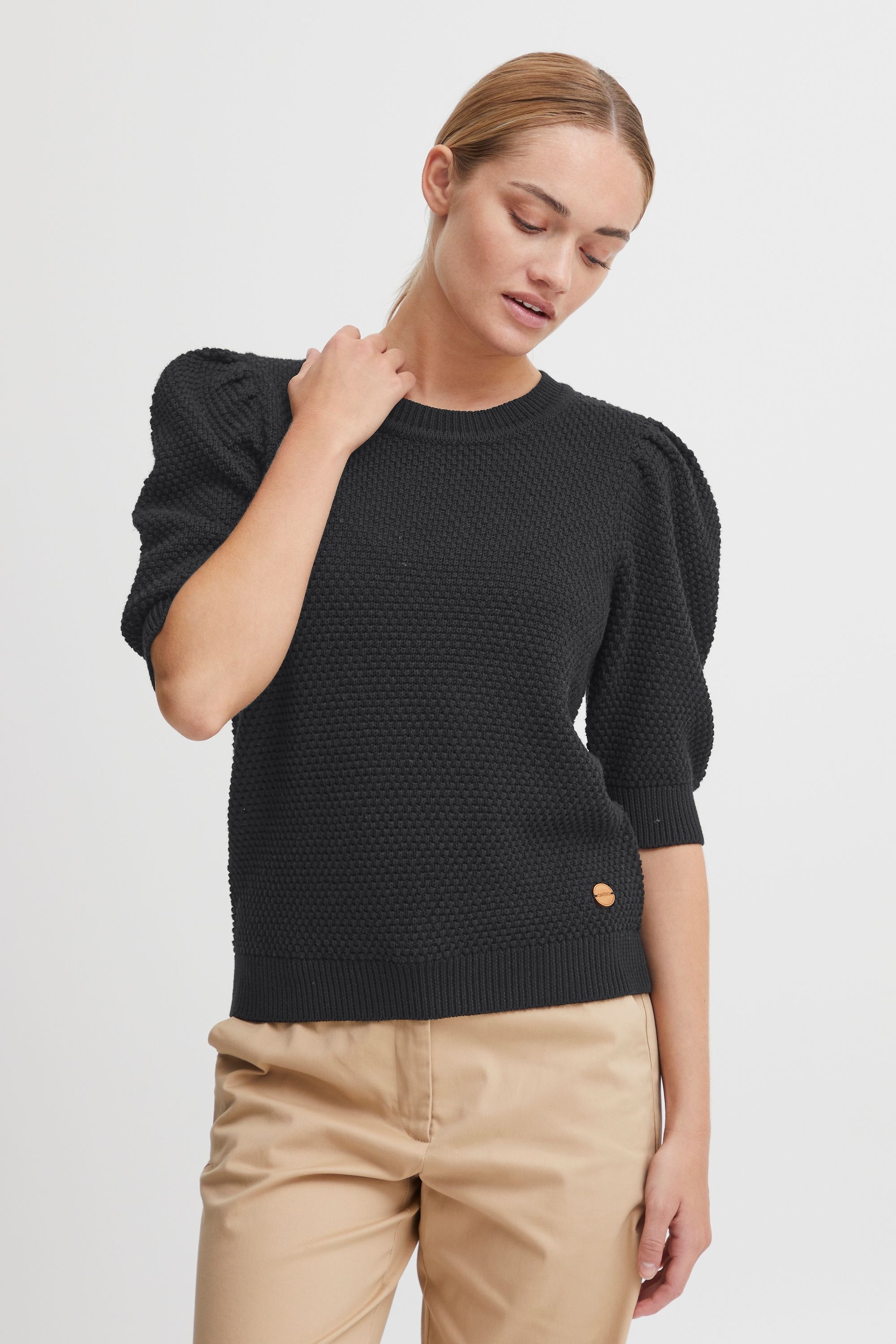 OXMO Strickfleece-Pullover »Strickpullover OXMicha«