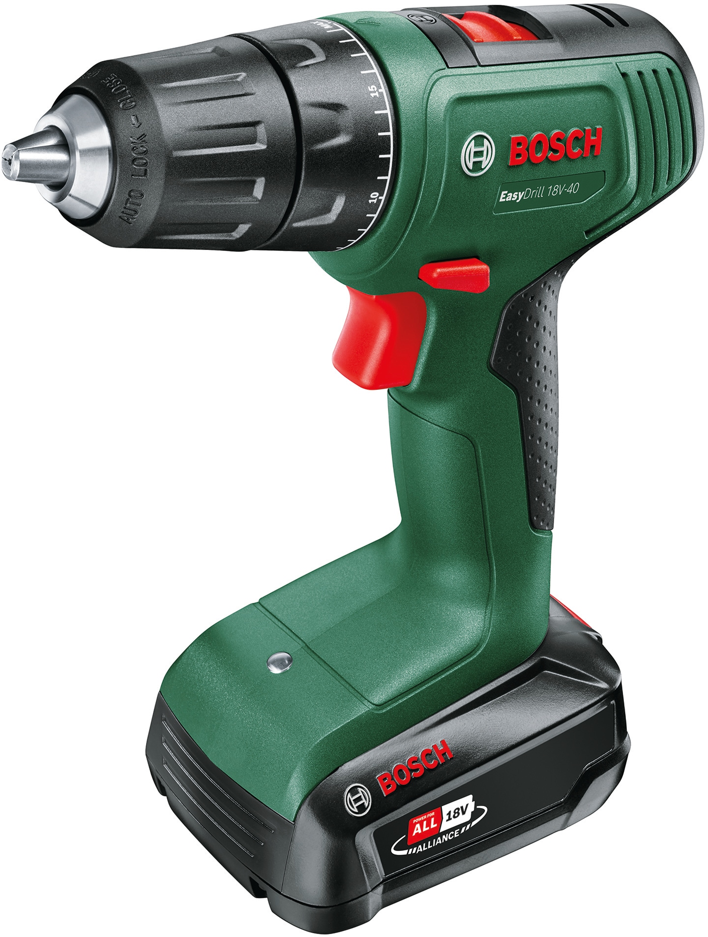 Bosch Home & Garden Akku-Bohrschrauber »EasyDrill 18V-40 in SBX + 241 Ac«, 241 teilig, mit 2 Akkus 18V/1,5Ah und Ladegerät