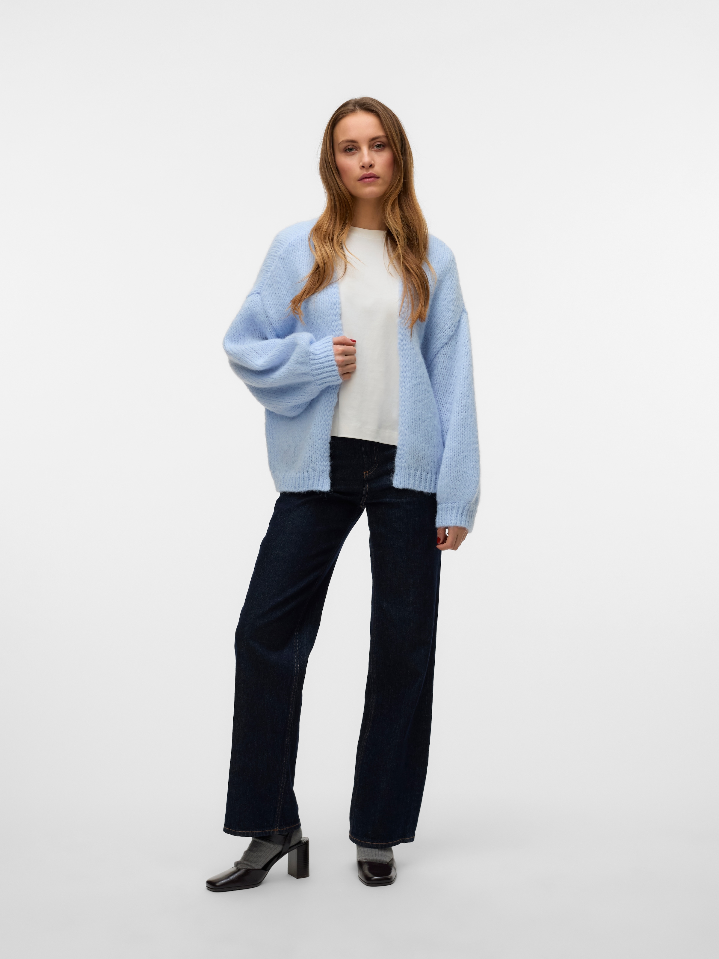 Vero Moda Strickjacke »VMMAYBE LS OPEN CARDIGAN GA REP«