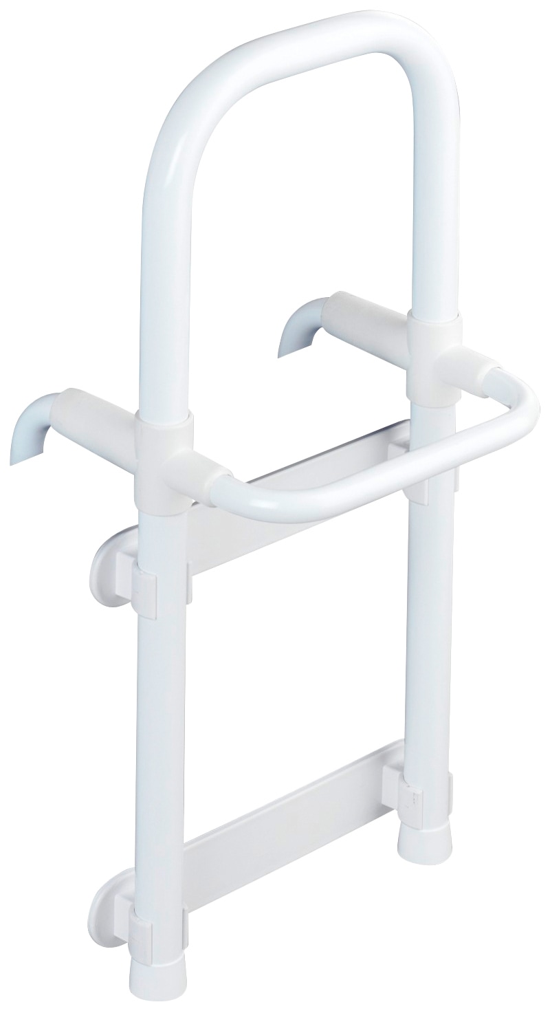 WENKO Badewannen-Einstiegshilfe "Secura" belastbar bis 120 kg mit Handtuchhalter