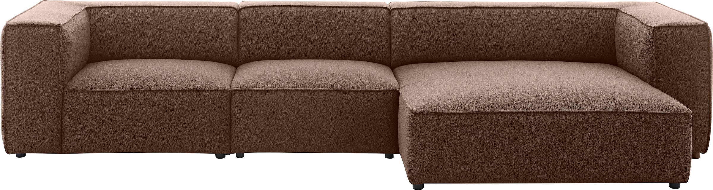 W.SCHILLIG Ecksofa »around-the-block« mit eleganter Biese, mit Federkern, Breite 341 cm