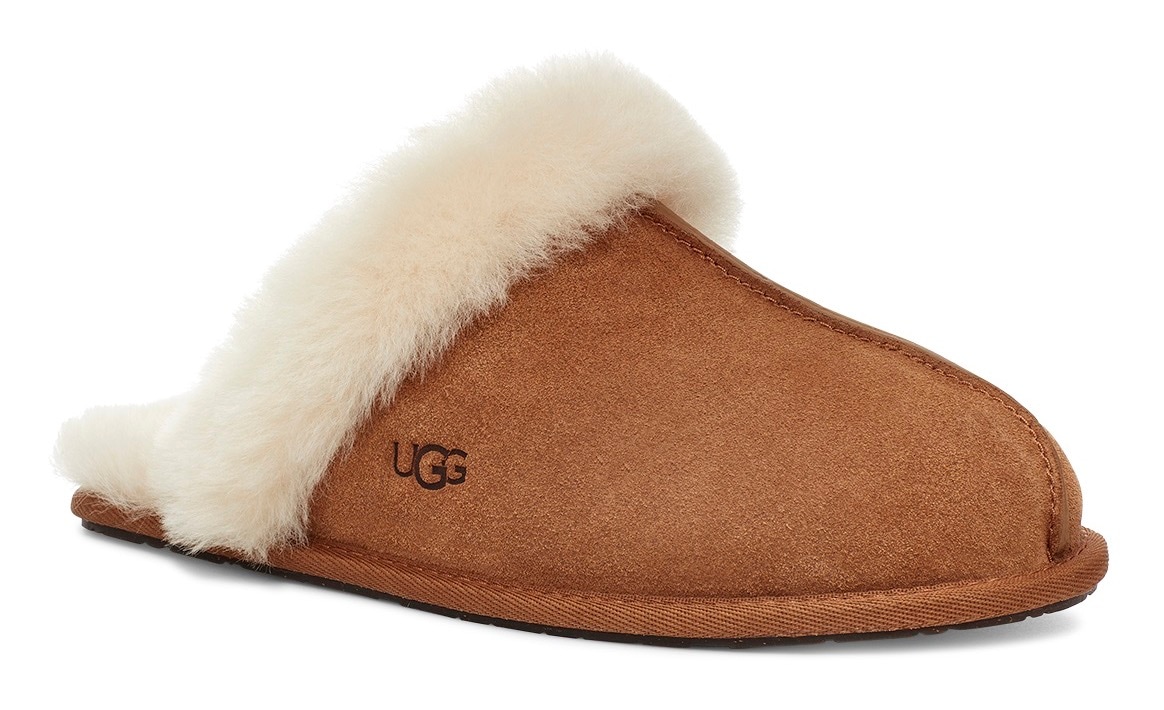 UGG Hausschuh »Scuffette II«, Pantoffel, Clog, Mule, Flats mit Fellkragen