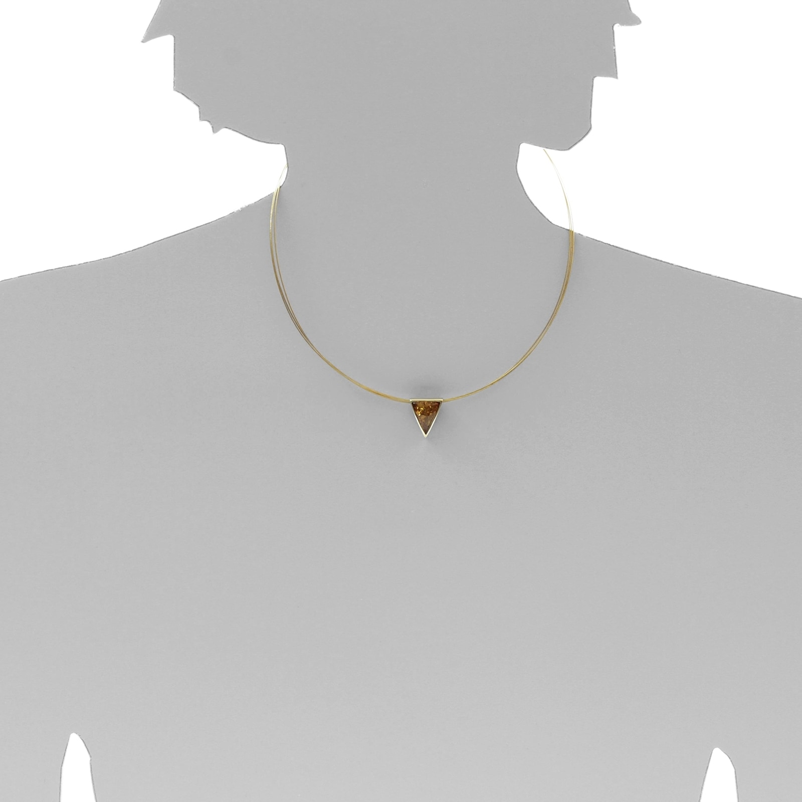 OSTSEE-SCHMUCK Kette mit Anhänger »- Gleiter-Classic 17x14 mm - Gold 333/000 - Bernstein«