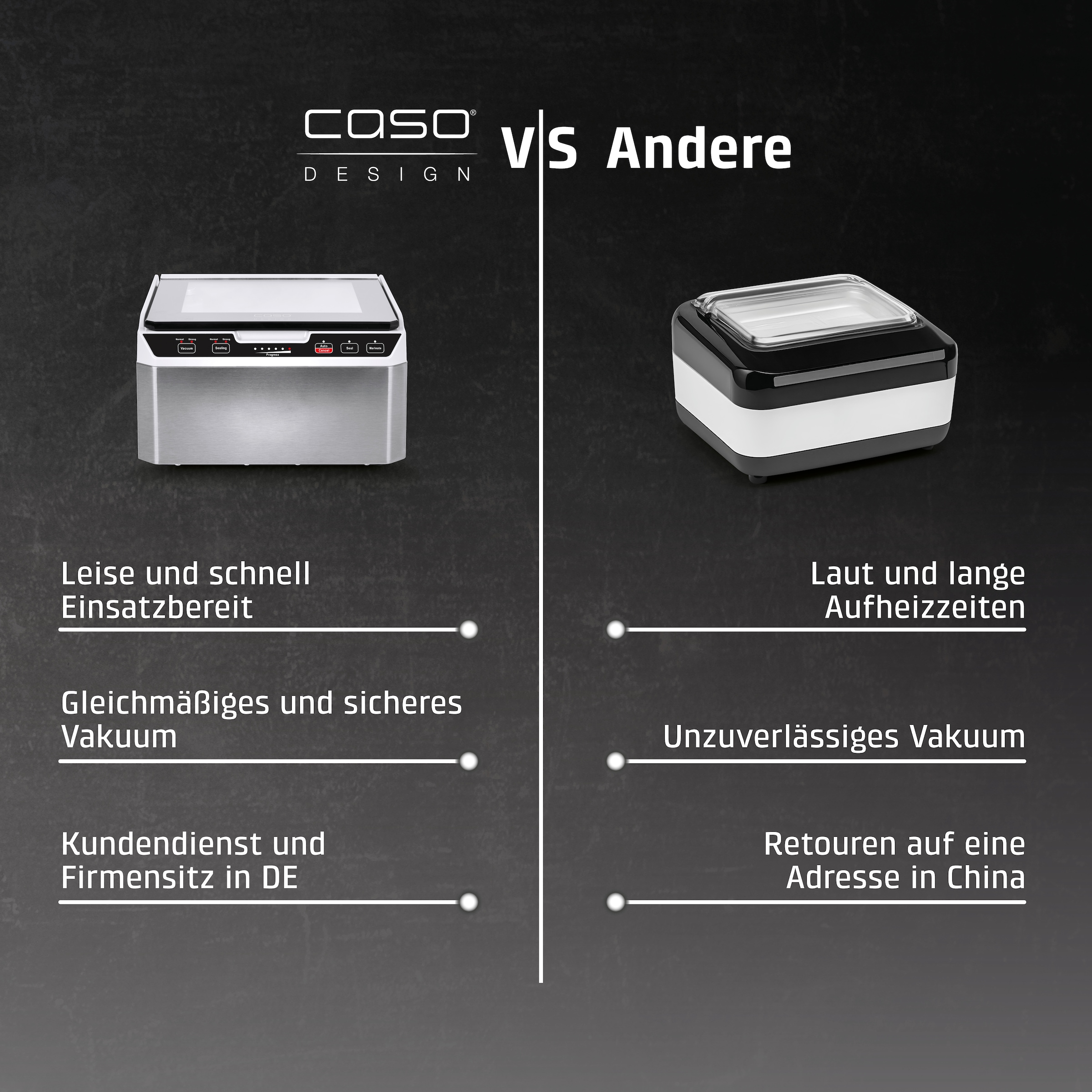 Caso Vakuumierer »1417 VacuChef 40« 280 W
