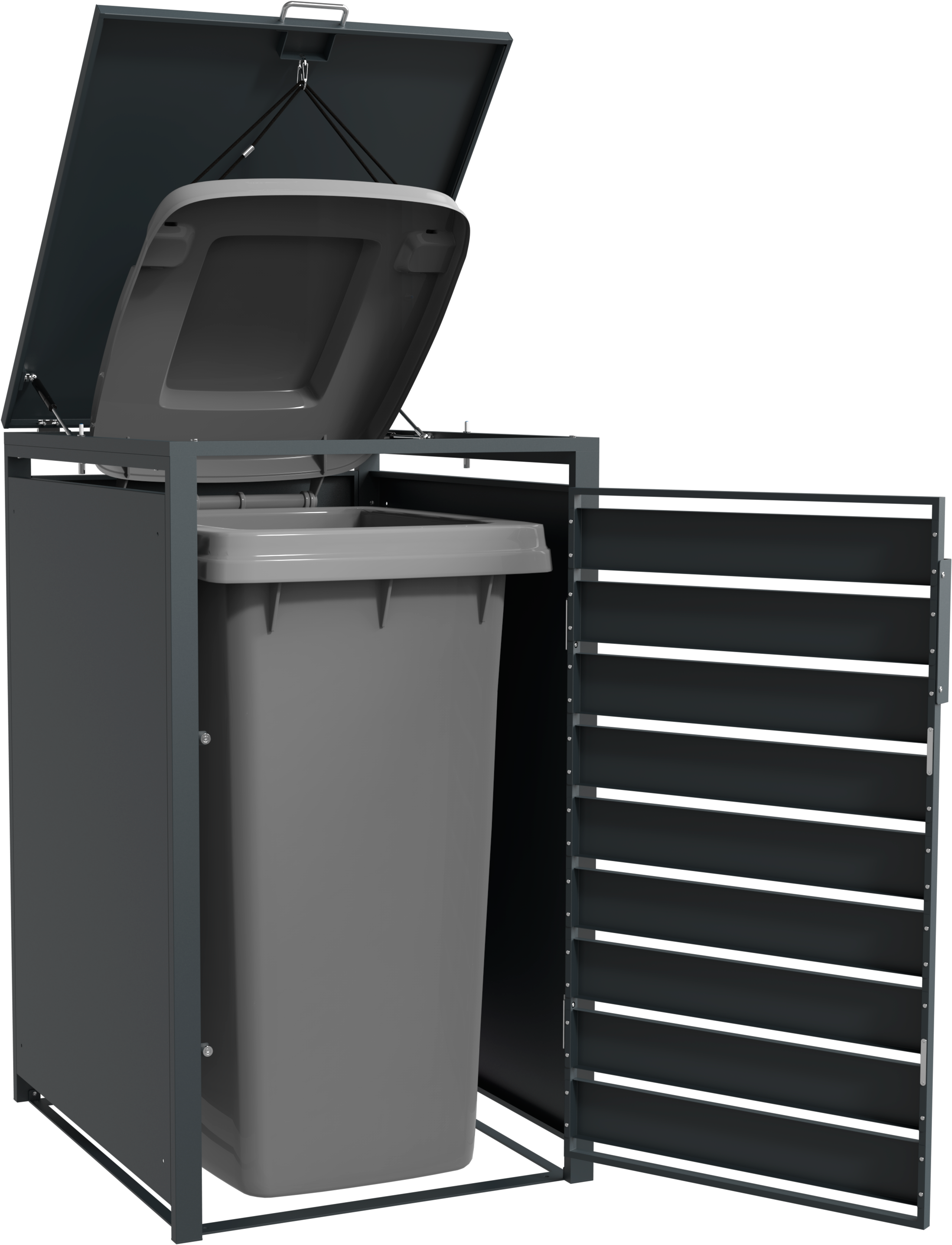WESTMANN Mülltonnenbox »Lacina« Platz für 1 Mülltonne 240 L, BxHxT: 68x80x116 cm