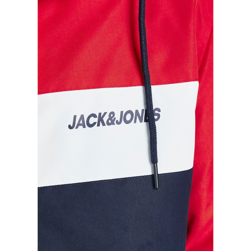 Jack & Jones Windbreaker »RUSH BLOCKING HOOD BOMBER«