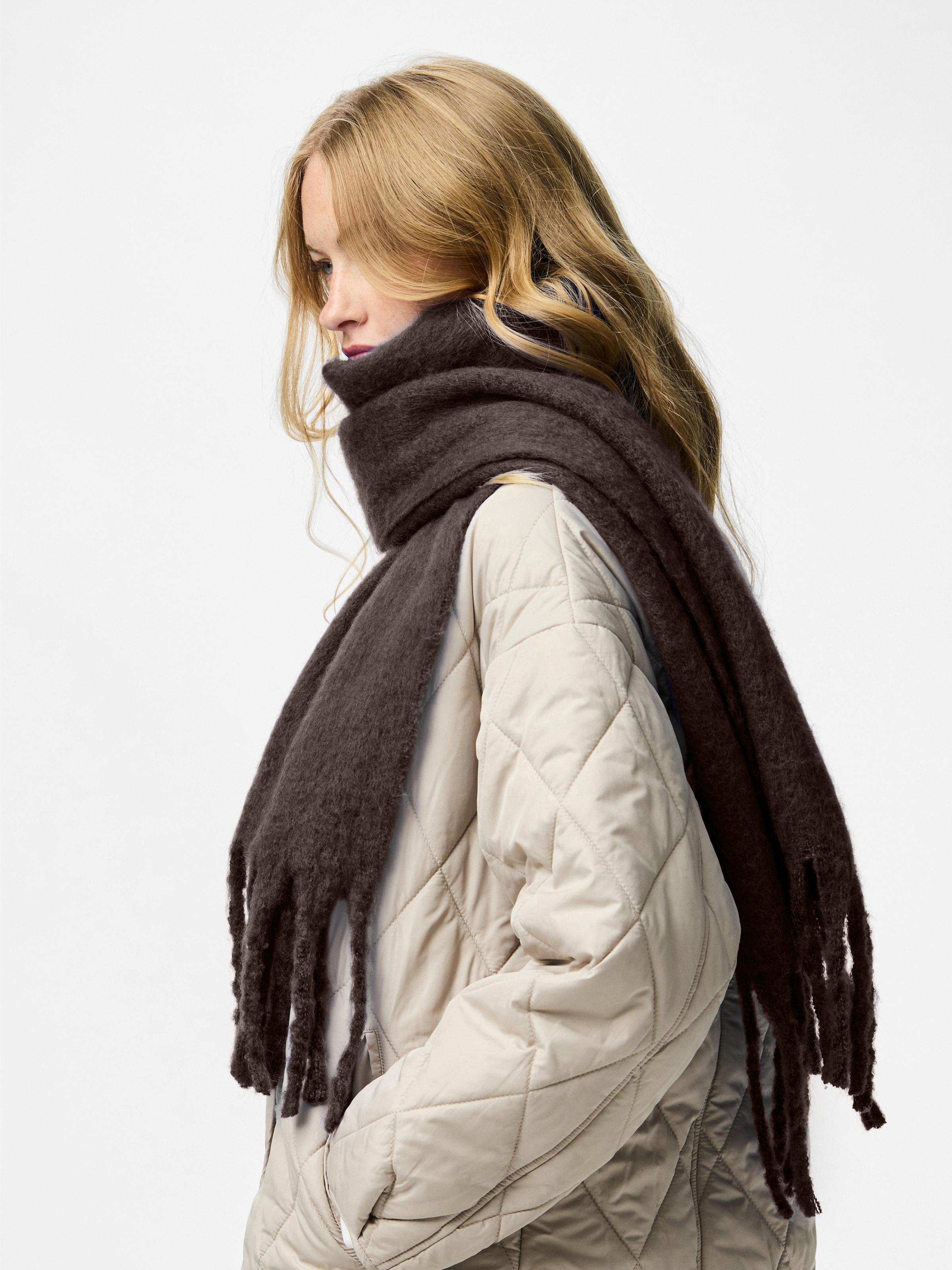 pieces Schal »PCNIKITA LONG SCARF NOOS BC« Kunstfaser