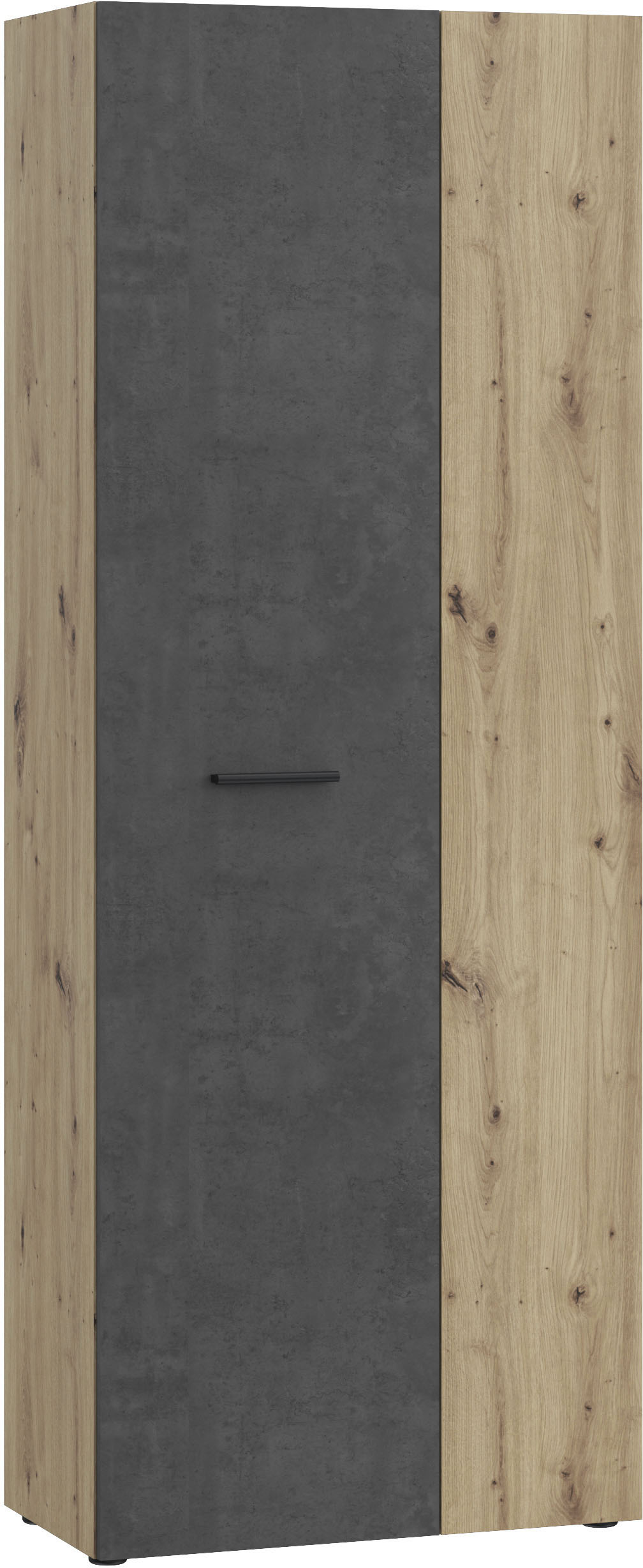 Forte Mehrzweckschrank »NET306« Mehrzweckschrank in braun, Größe B/H/T: 68,7 cm x 181,1 cm x 36,5 cm