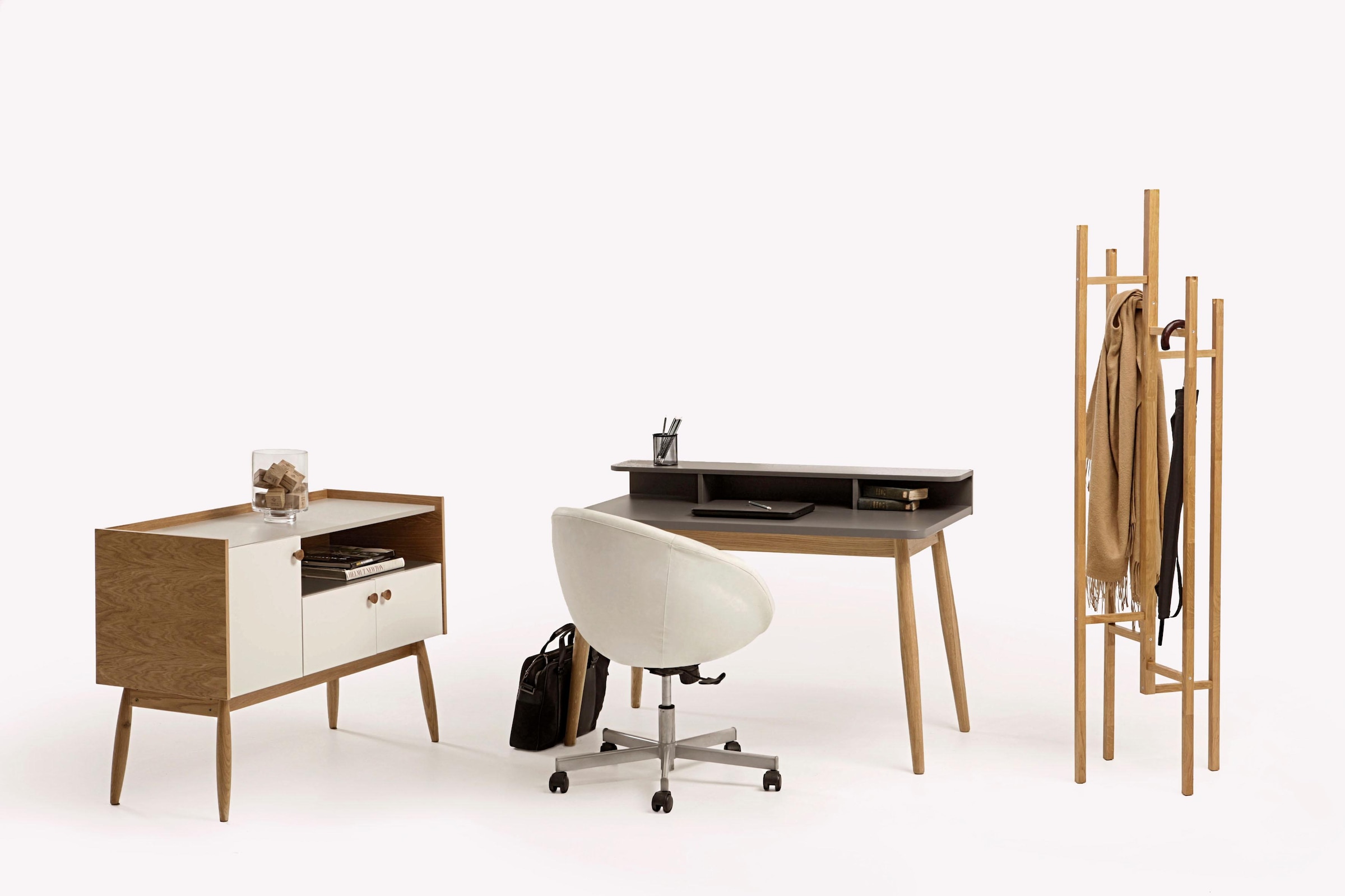 Woodman Sideboard, Kommode im angesagten skandinavischen Look, Breite 115 cm, FSC®