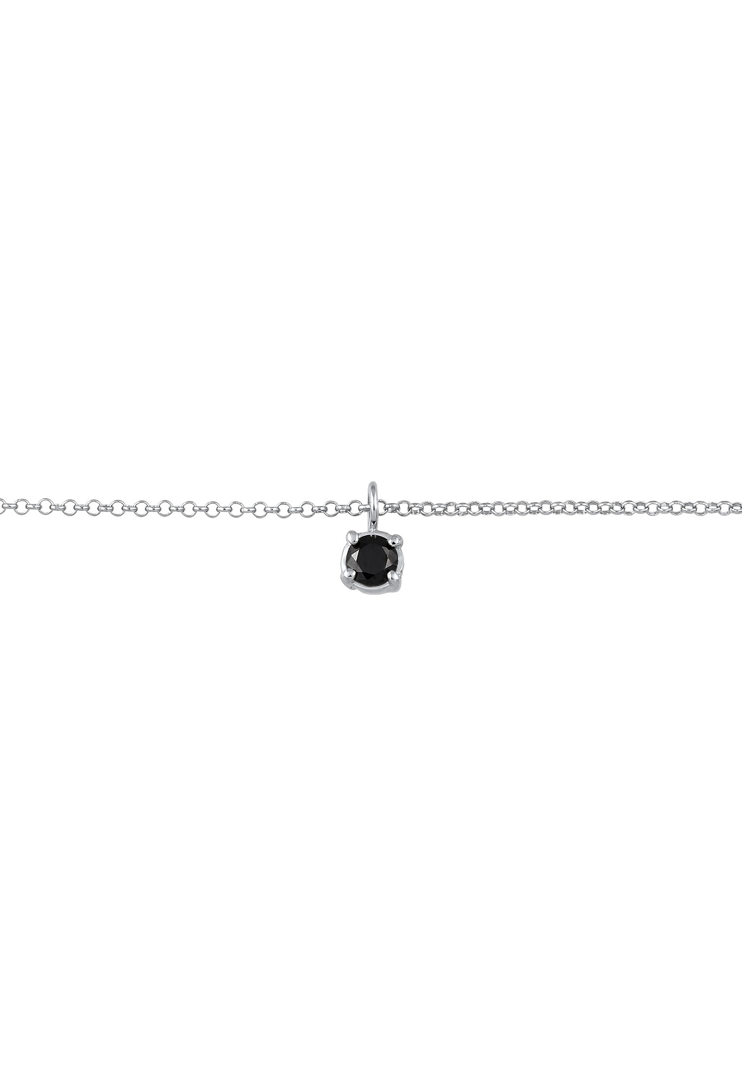 Elli Choker »Halskette Choker Zirkonia Solitär Basic 925 Sterling Silber«