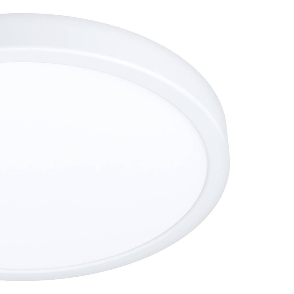 EGLO Deckenleuchte »FUEVA 5 Deckenlampe, IP44, geringe Aufbauhöhe, 20 Watt, Rund« LED-Modul 1 Stk. Neutralweiß Aufbauleuchte, Badezimmer, Bad-Deckenlampe, modern,  28,5x2,8cm
