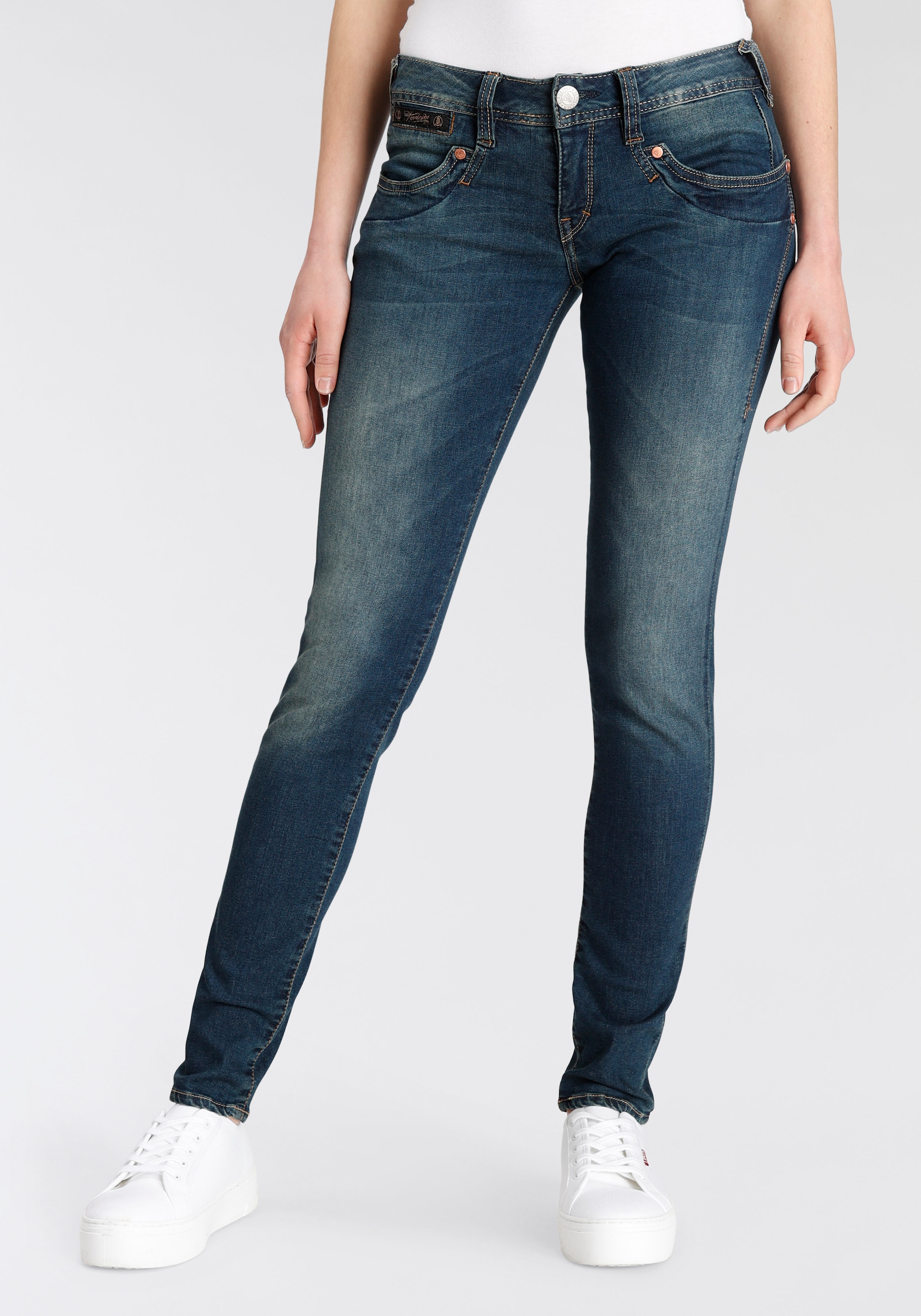 Röhrenjeans »Jeans Piper Slim Organic Denim«, umweltfreundlich dank Kitotex Technology