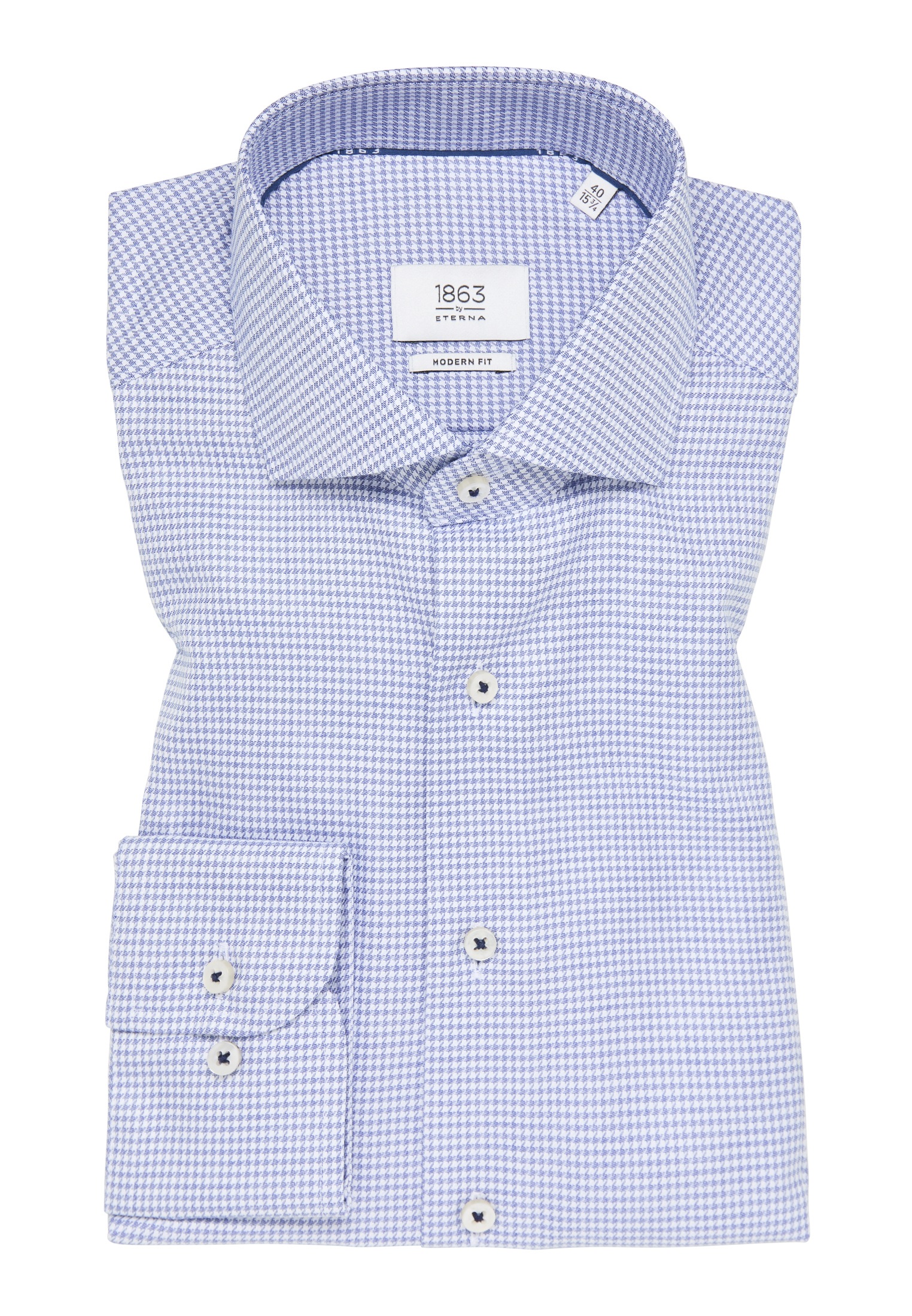 Eterna Langarmhemd »MODERN FIT«, NON IRON (bügelfrei)