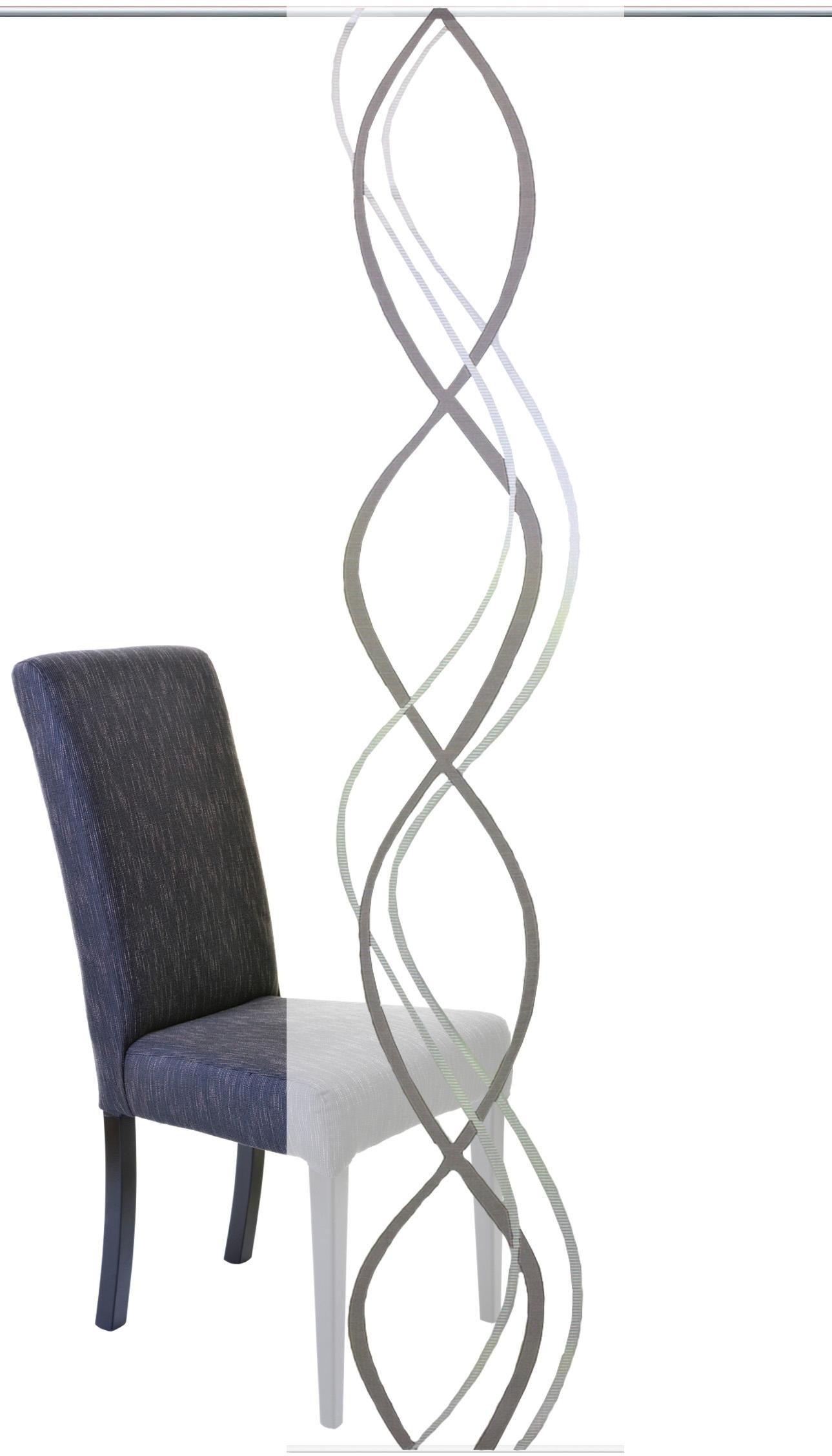 HOME WOHNIDEEN Schiebegardine »AUERBACH«, HxB: 245x60, Schiebevorhang Effektvoile Scherli