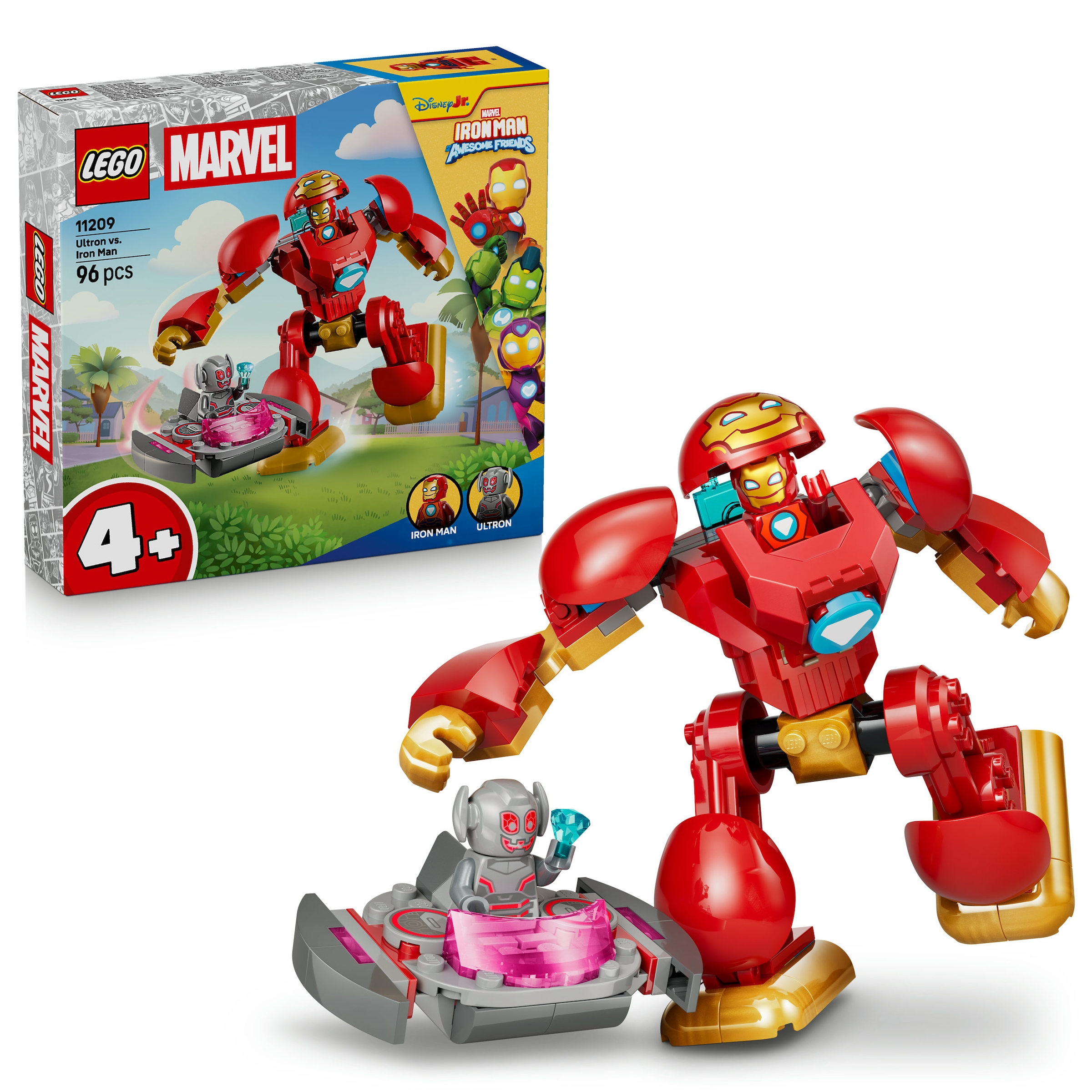 LEGO® Konstruktionsspielsteine »Ultron vs. Iron Man (11209), LEGO Disney Junior Marvel« Made in Europe