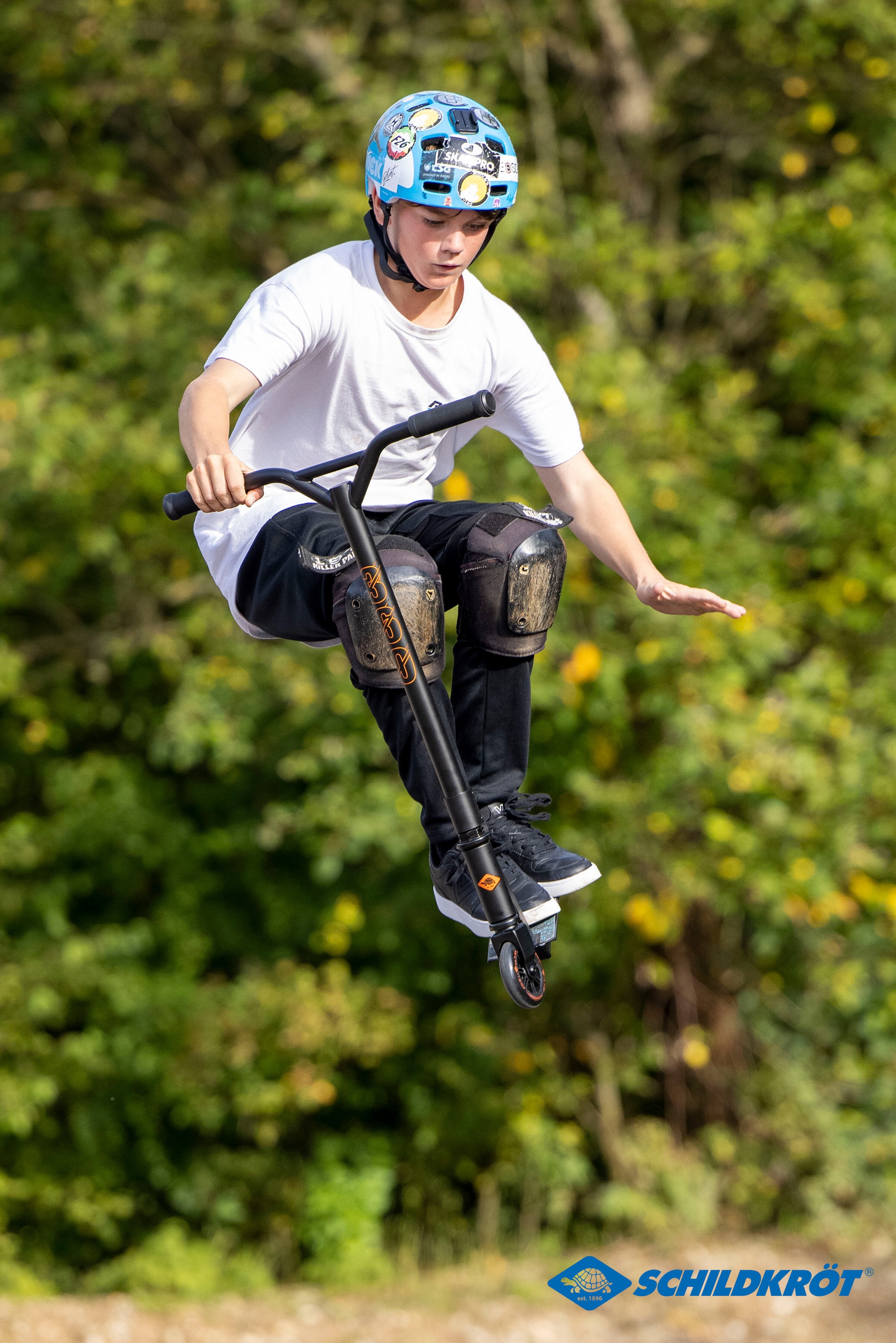 Schildkröt Stuntscooter »Stunt Scooter 360 Space (black-orange)«