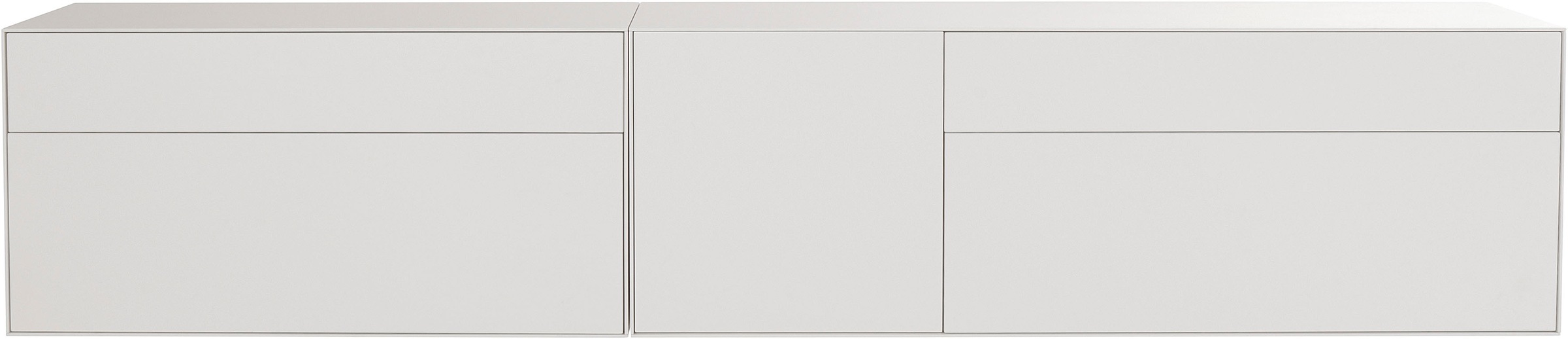 LeGer Home by Lena Gercke Lowboard »Essentials«, (2 St.), Breite: 279cm, MDF lackiert, Push-to-open-Funktion