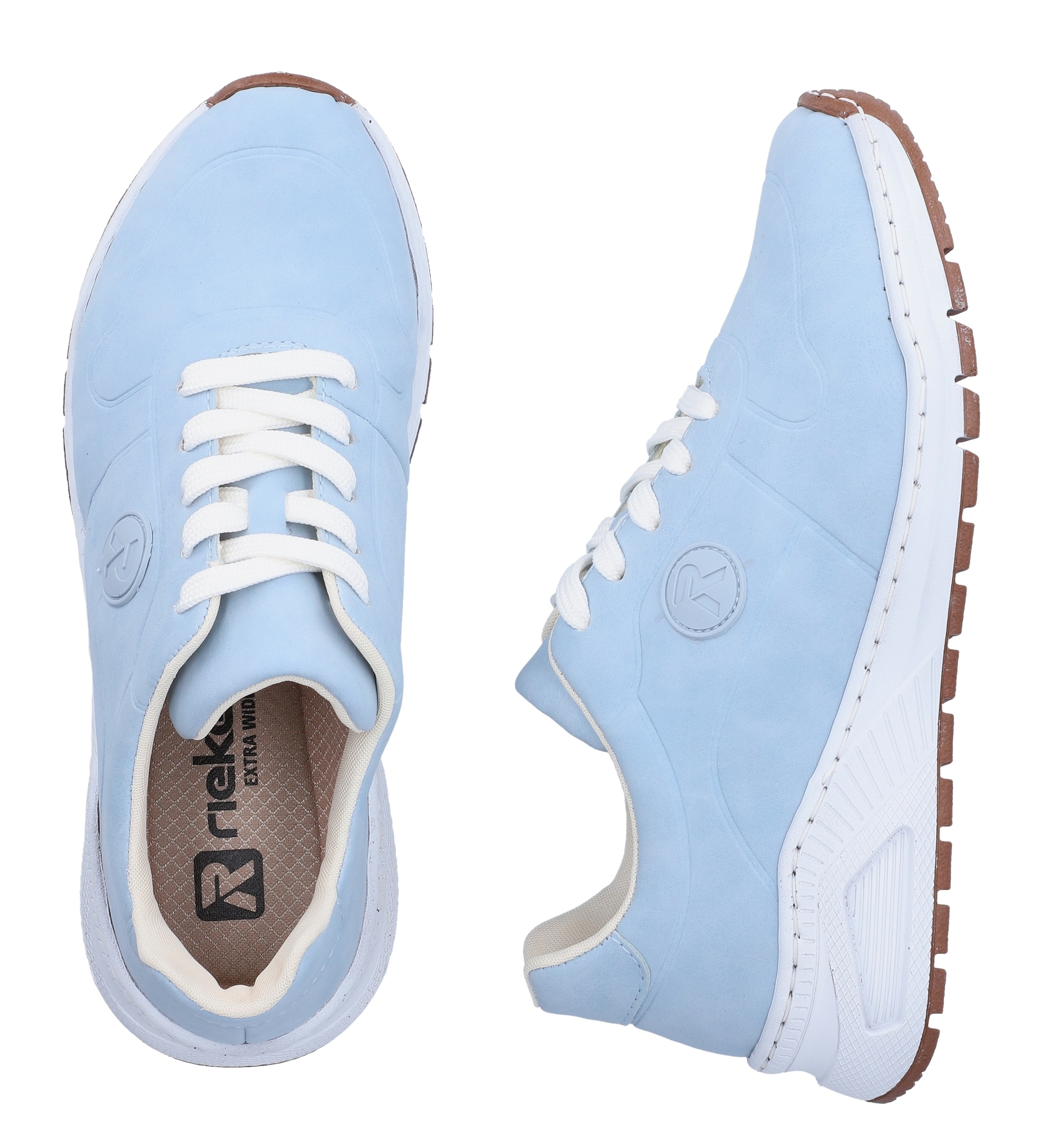 Rieker Sneaker  mit MemoSoft-Innensohle, Freizeitschuh, Halbschuh, Schnürschuh