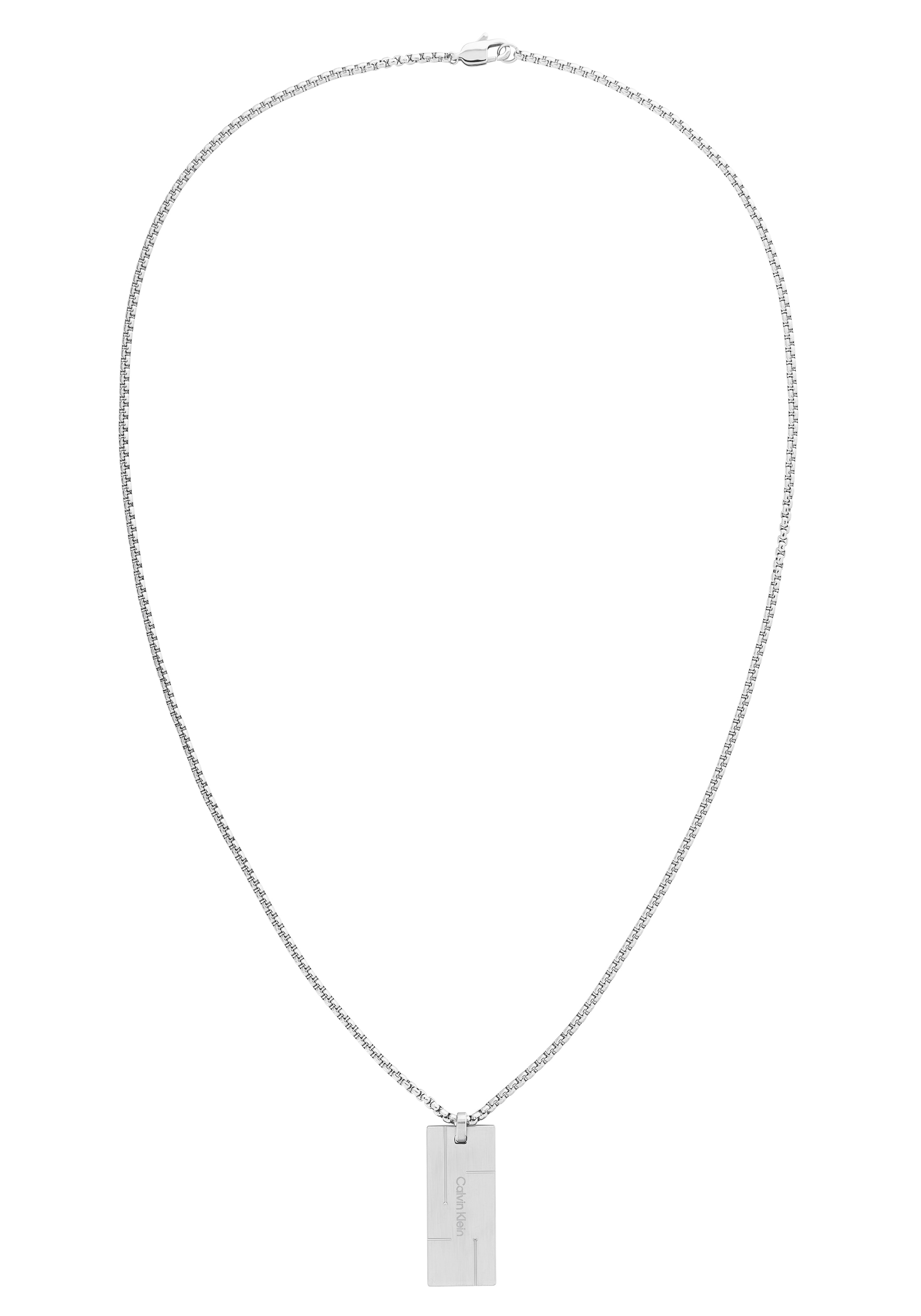 Calvin Klein Kette mit Anhänger »Schmuck Edelstahl Halsschmuck Halskette Venezianerkette GRID«